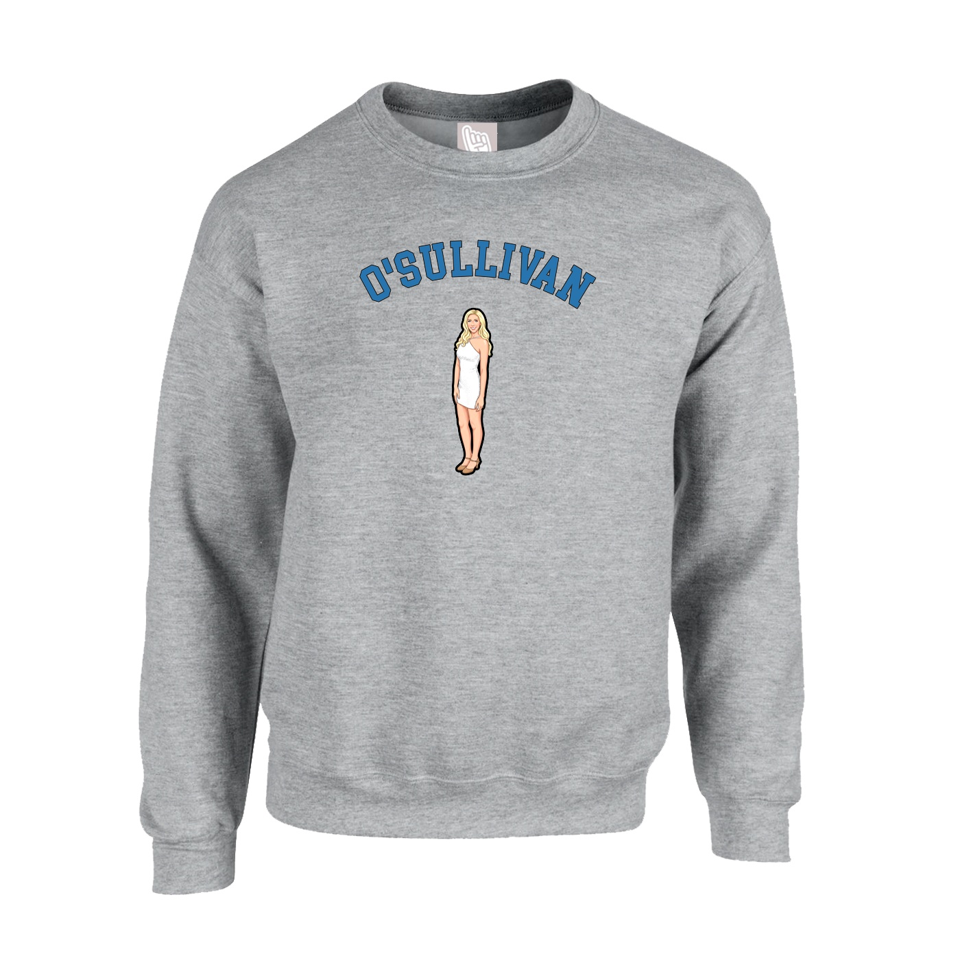 Fleece Crew — Shirsey Arch in Grey