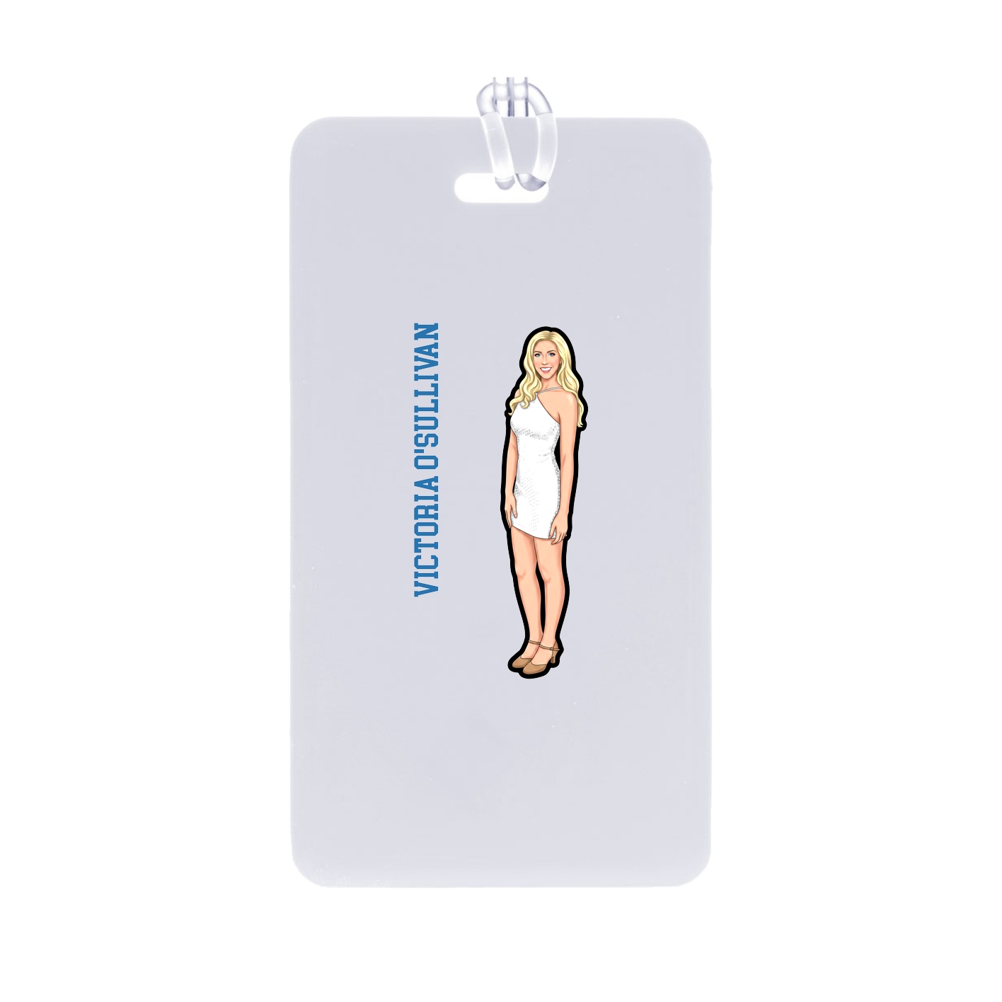 Bag Tag — Name Vertical in Classic