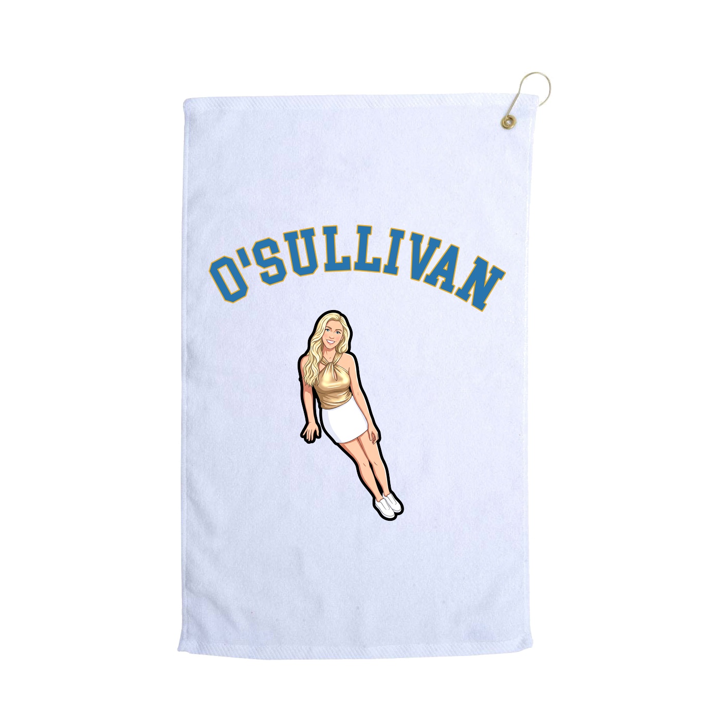 Golf Towel — Shirsey Arch in White