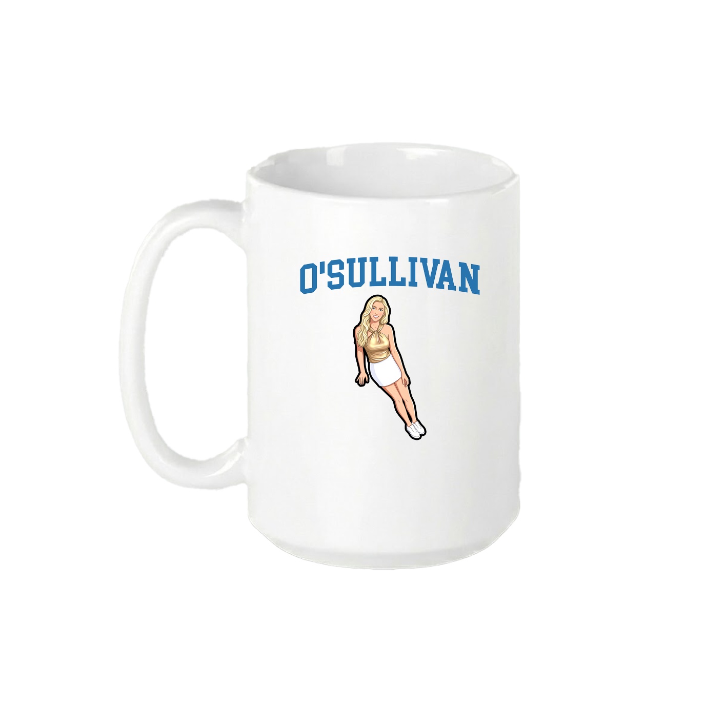 15oz Coffee Mug — Shirsey in White