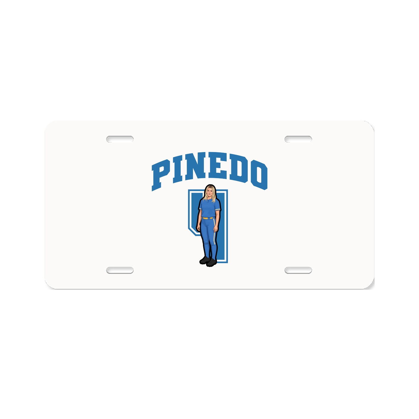 License Plate — Number in Classic