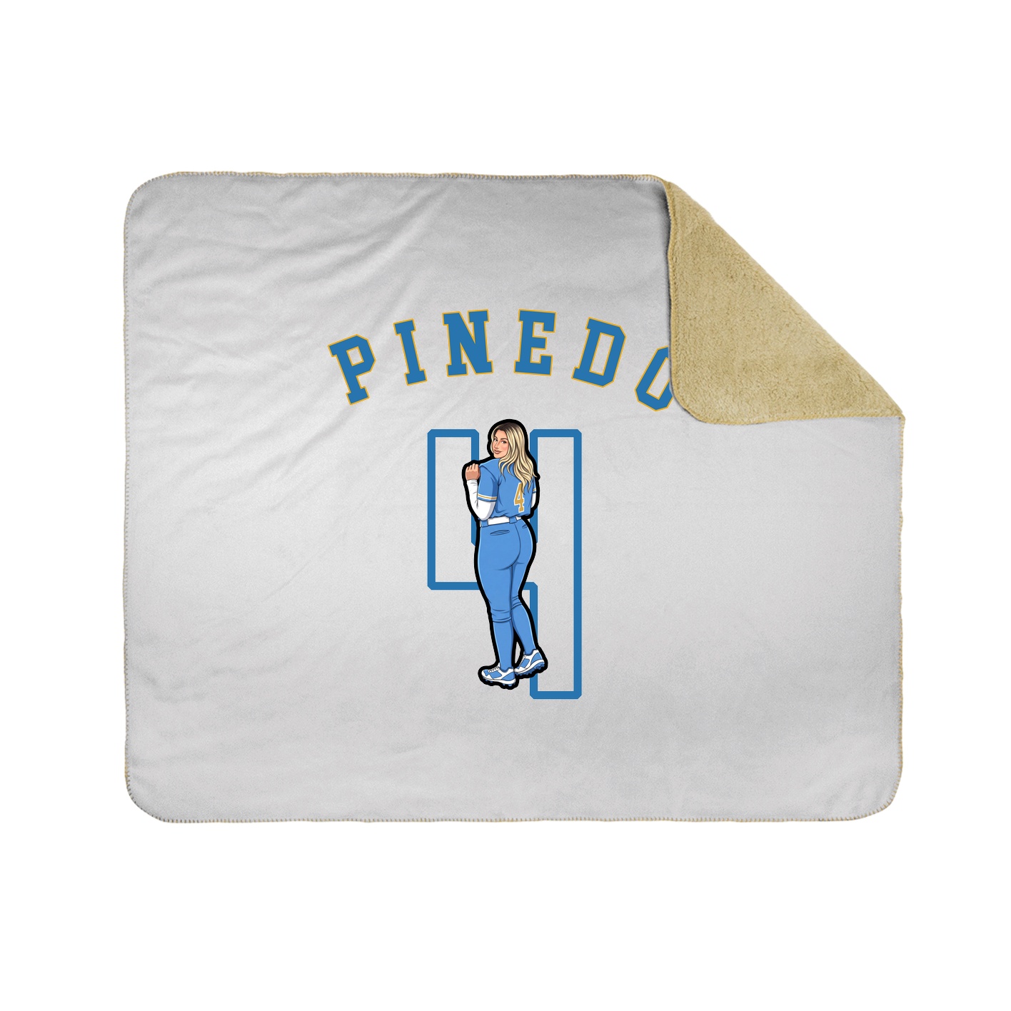 Throw Blanket — Shirsey Arch in White