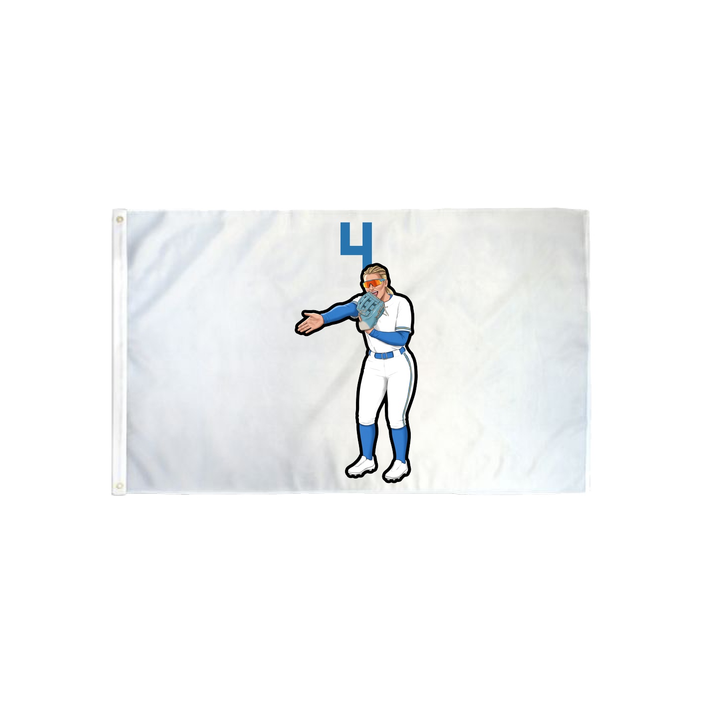 3x5 Flag — Number Top in Classic