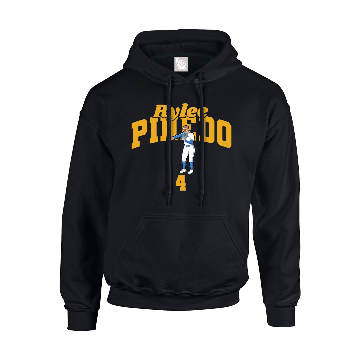 Hoodie — Signature Arch in Black