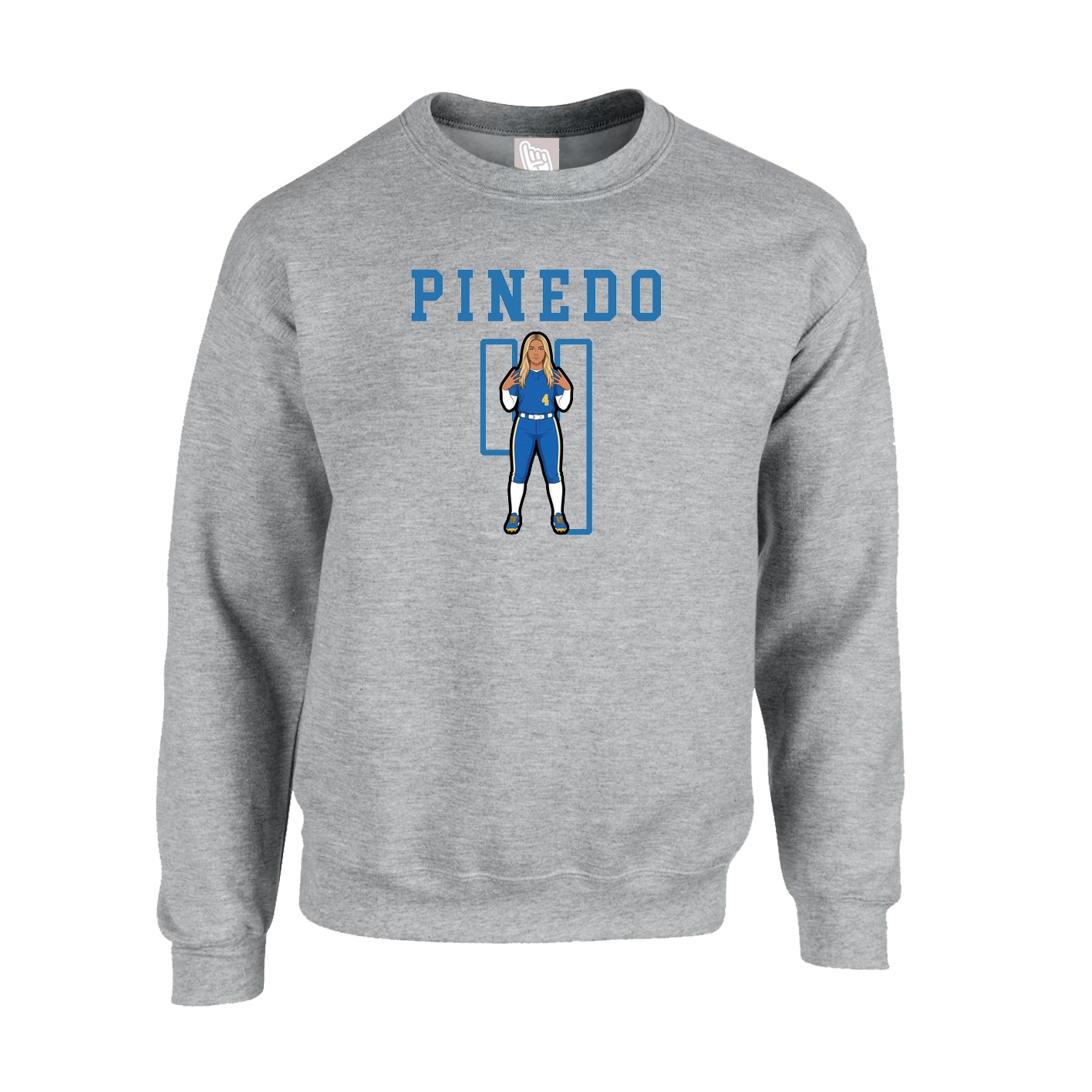 Fleece Crew — Shirsey in Grey