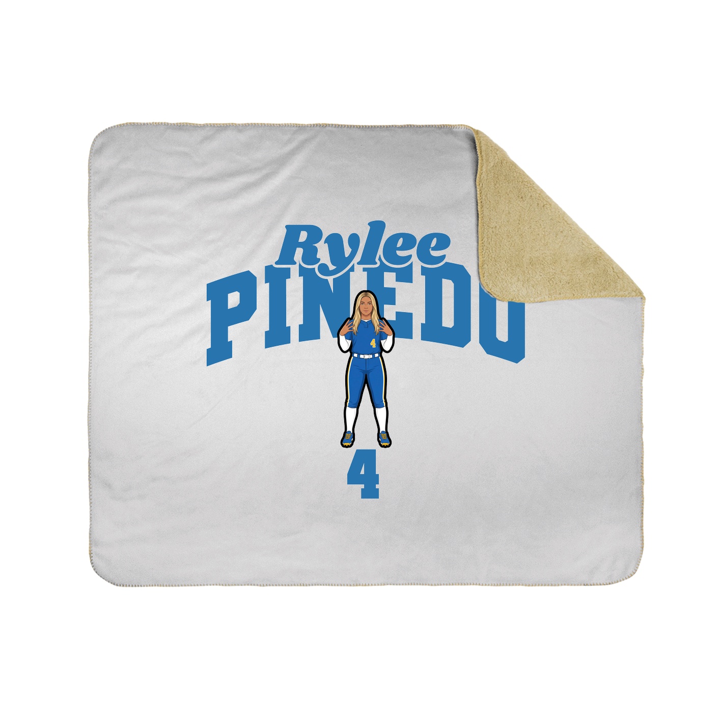 Throw Blanket — Signature Arch in White