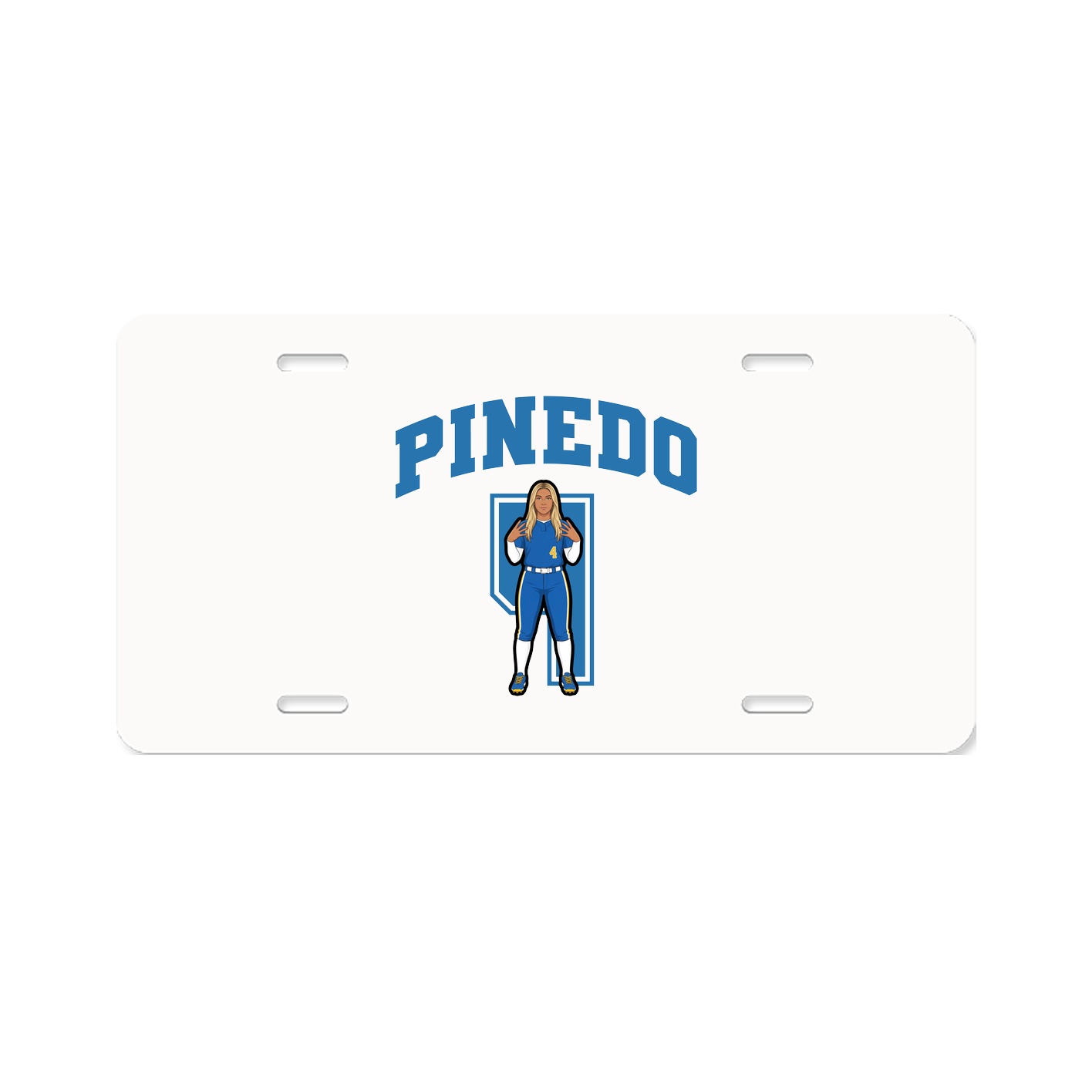 License Plate — Number in Classic