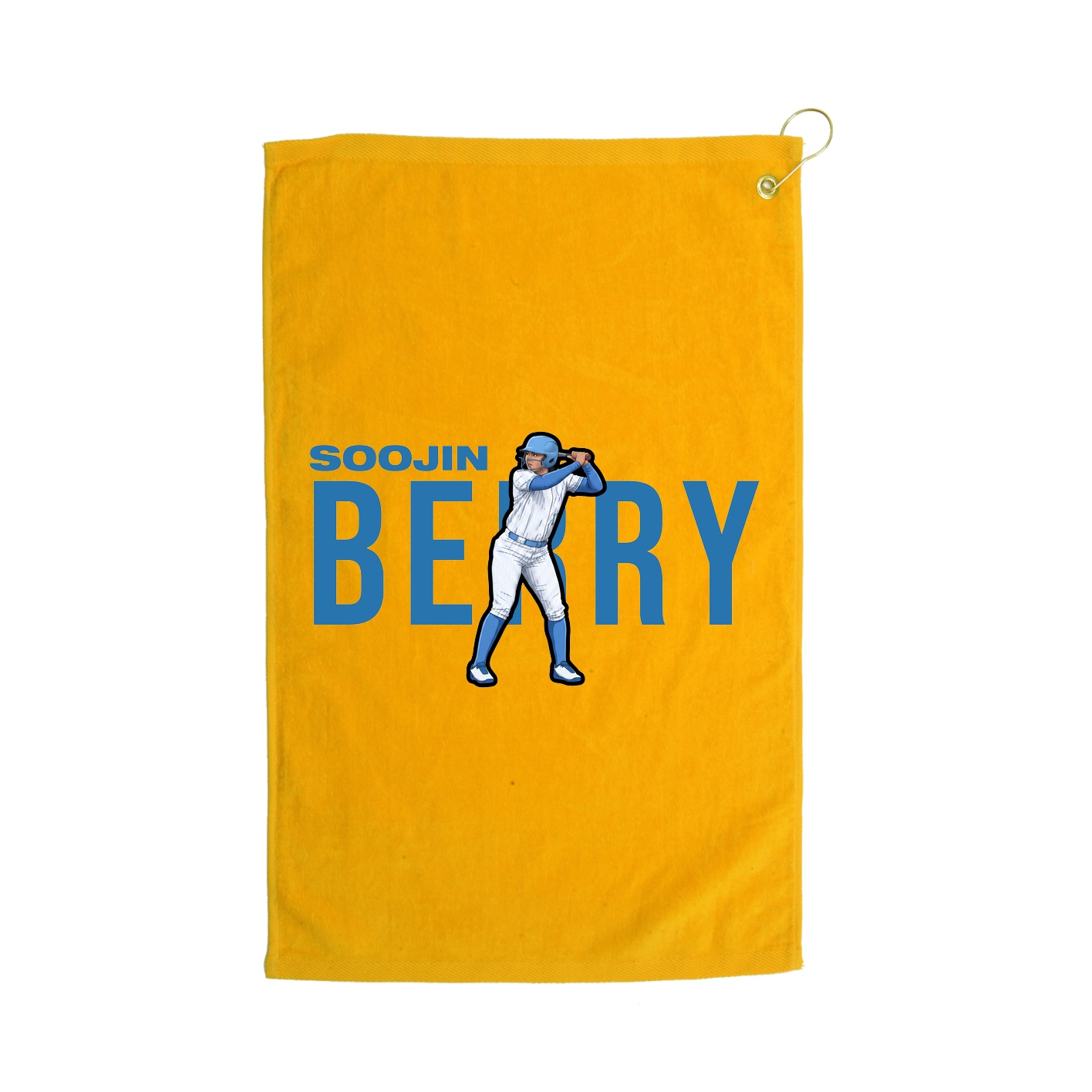 Golf Towel — Player Name in Gold