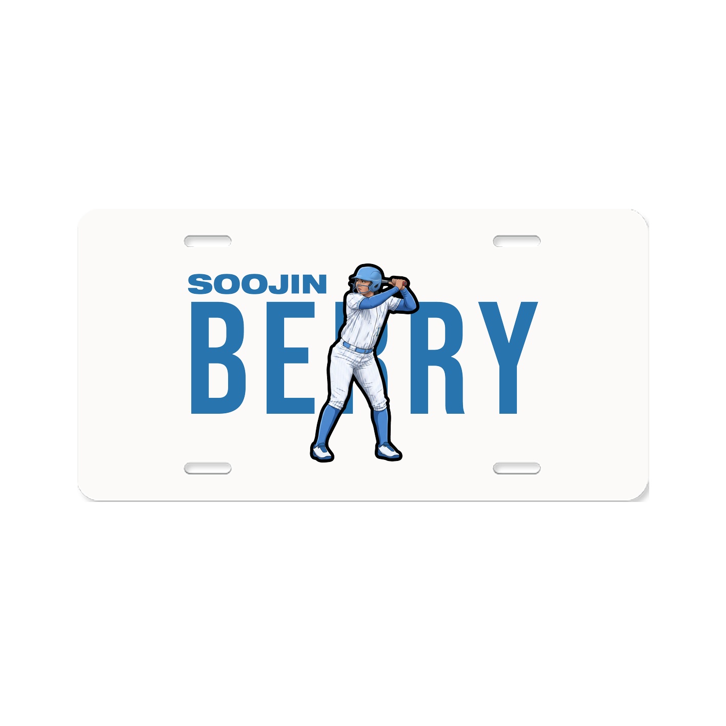 License Plate — Player Name in Classic