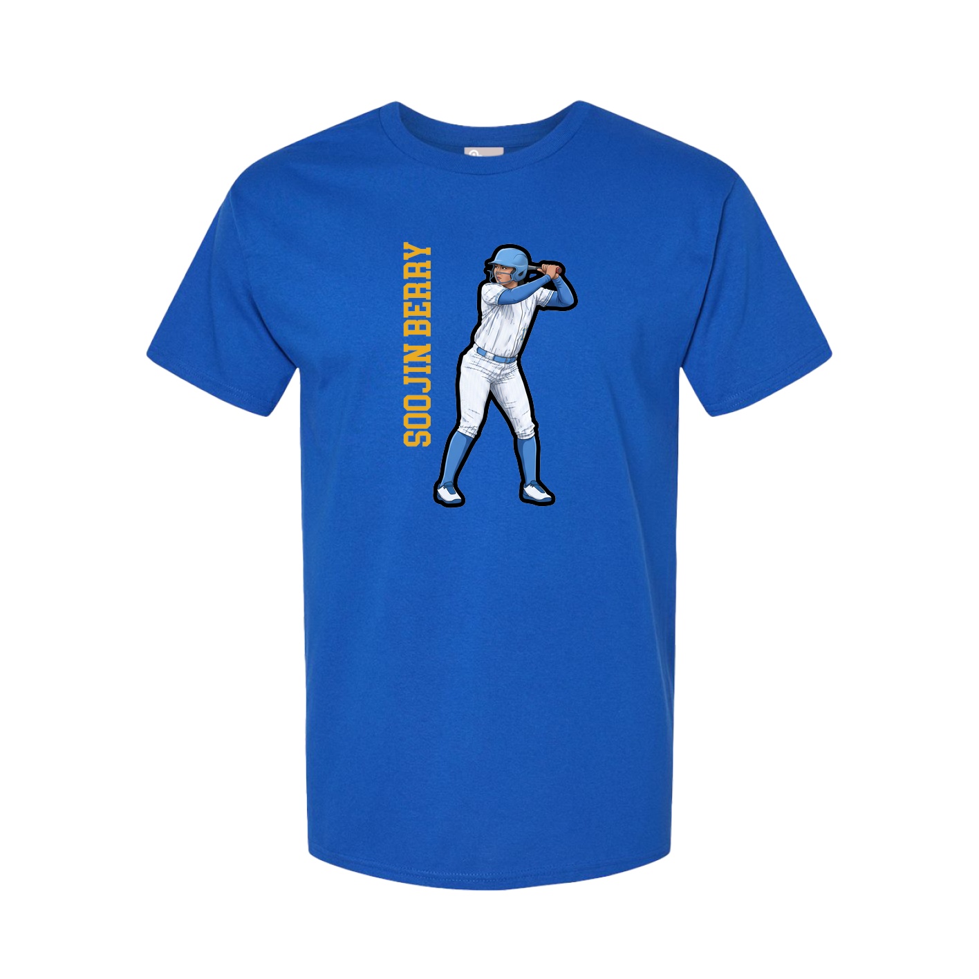 Tee — Name Vertical in Royal