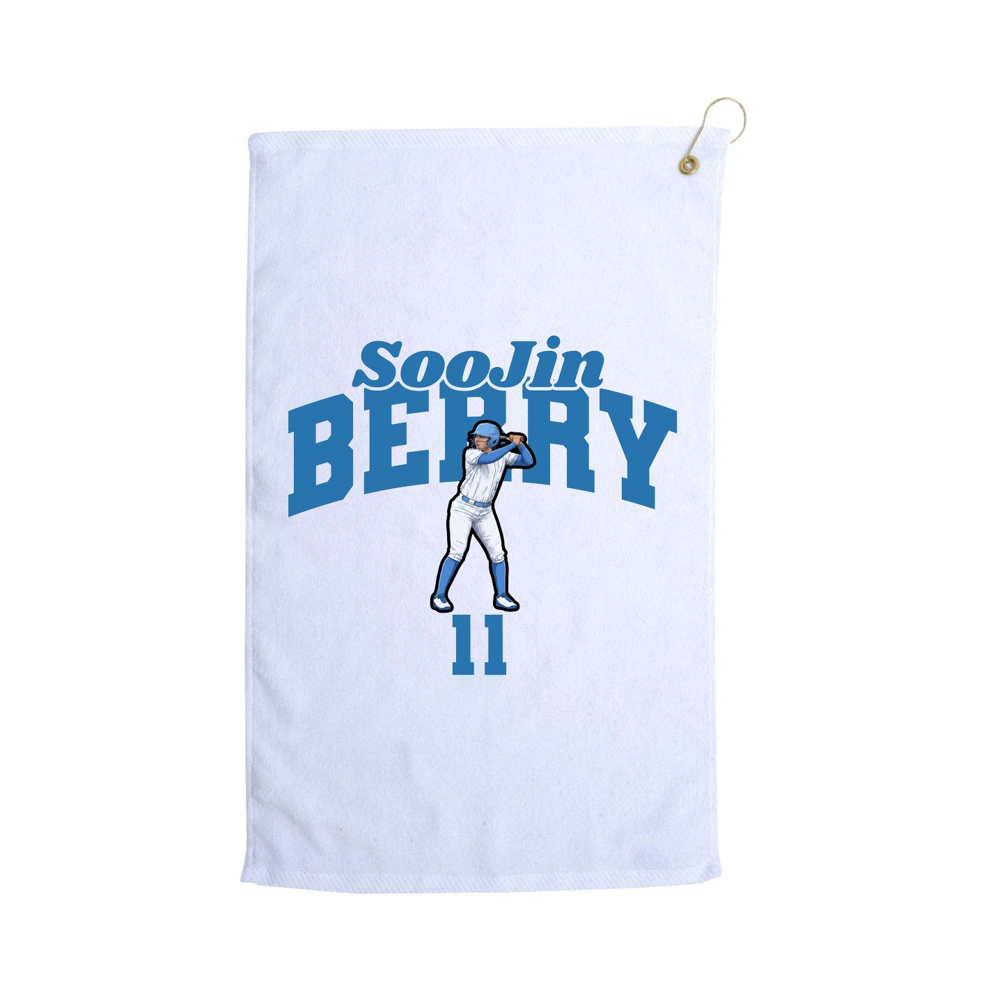 Golf Towel — Signature Arch in White