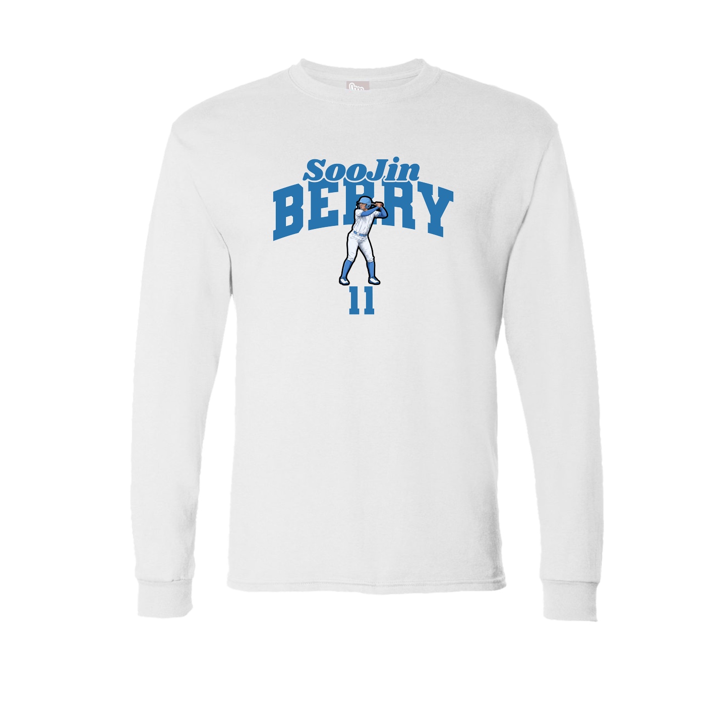 Long Sleeve Tee — Signature Arch in White