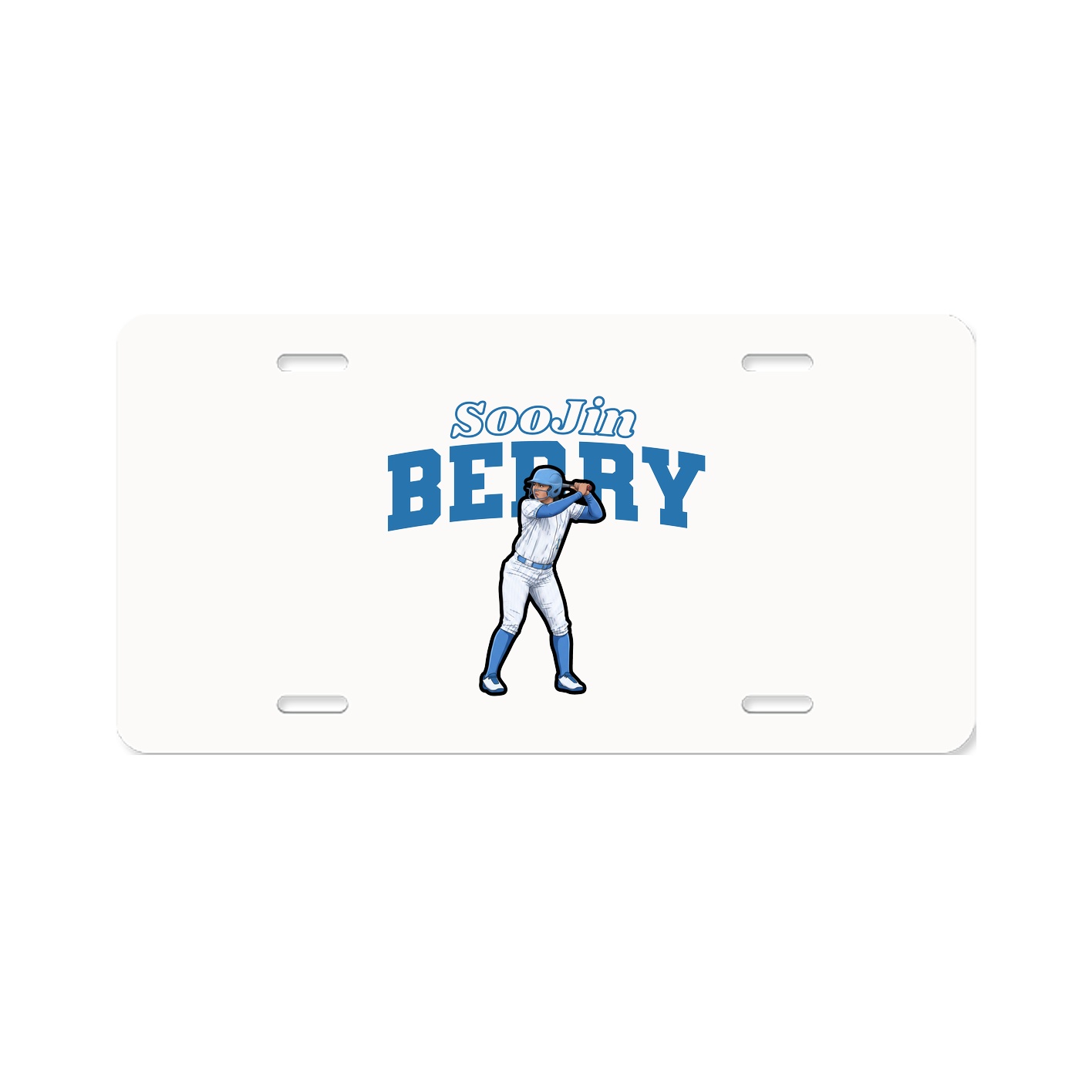 License Plate — Name Arch in Classic