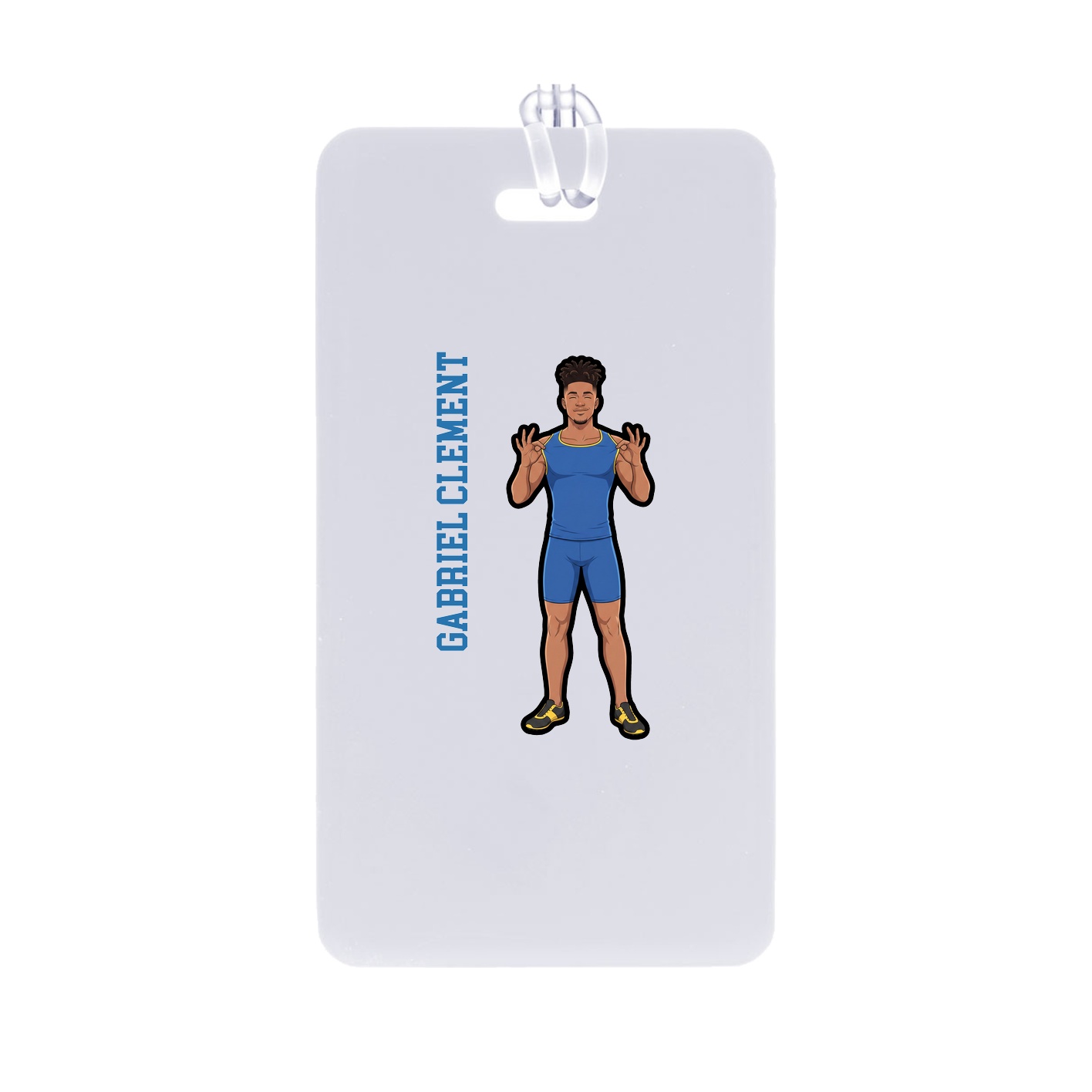Bag Tag — Name Vertical in Classic