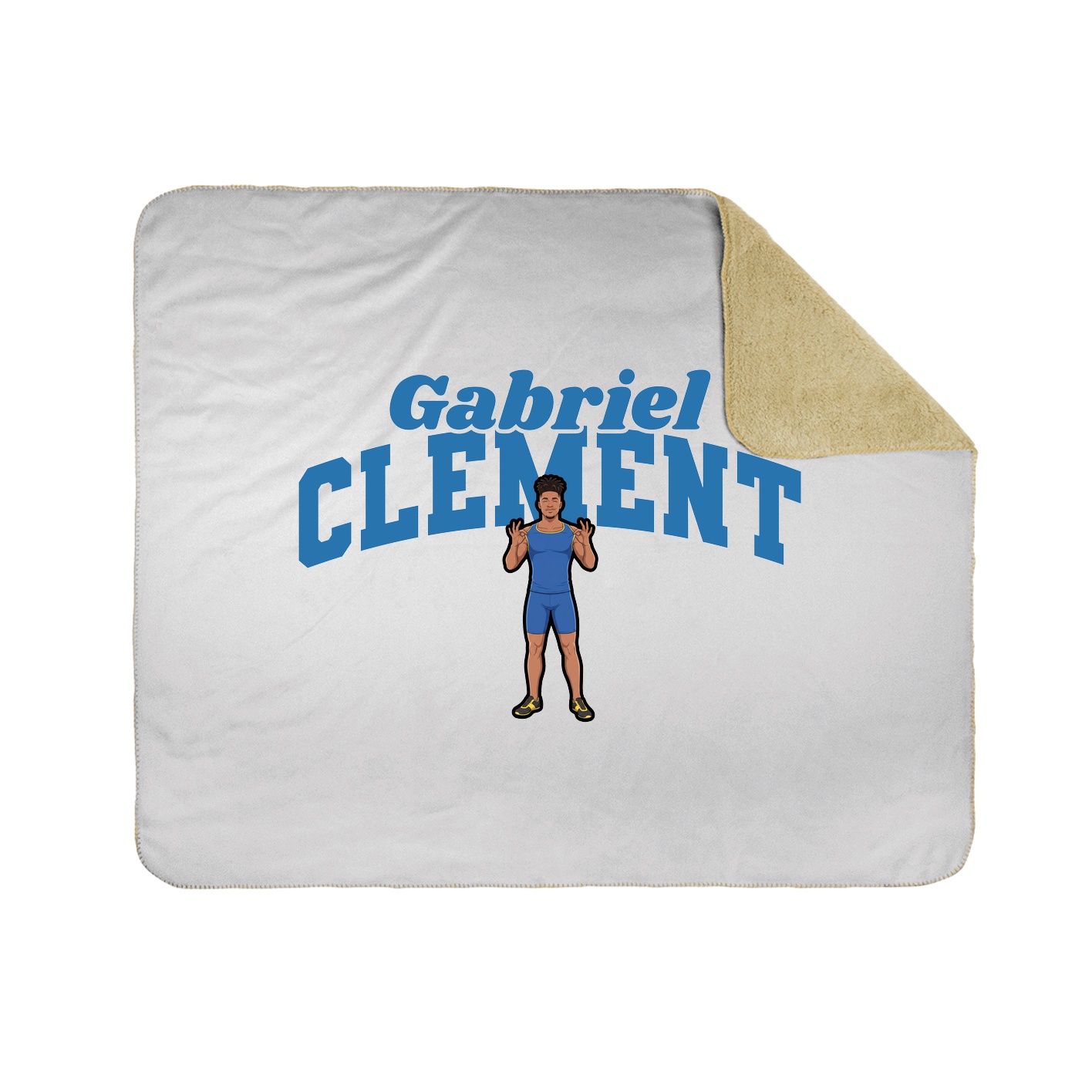 Throw Blanket — Signature Arch in White