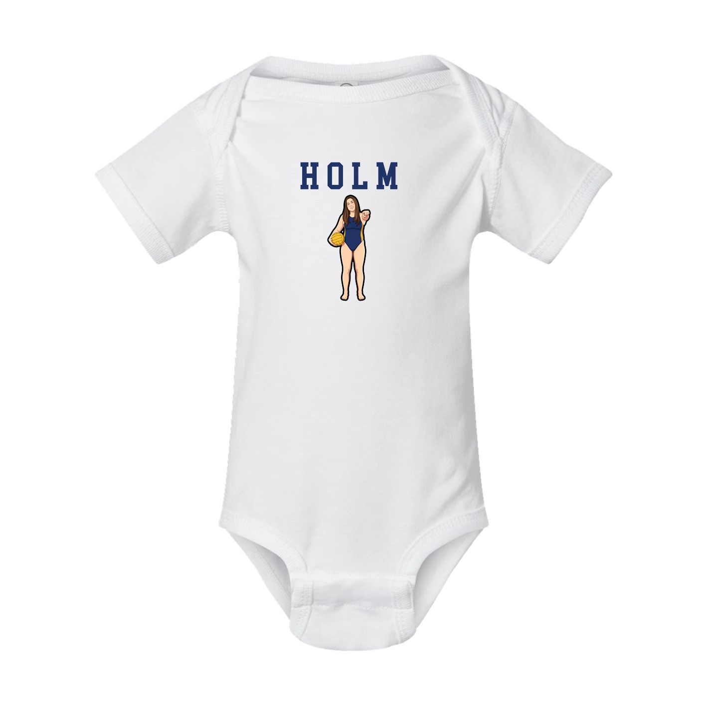 Baby Onesie — Shirsey in White