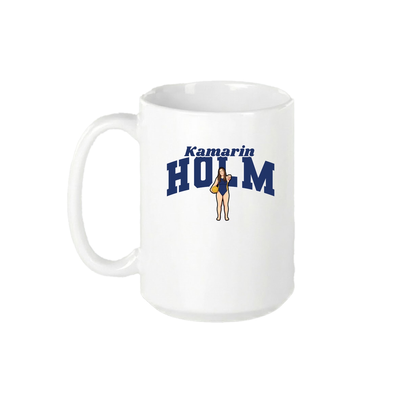 15oz Coffee Mug — Signature Arch in White