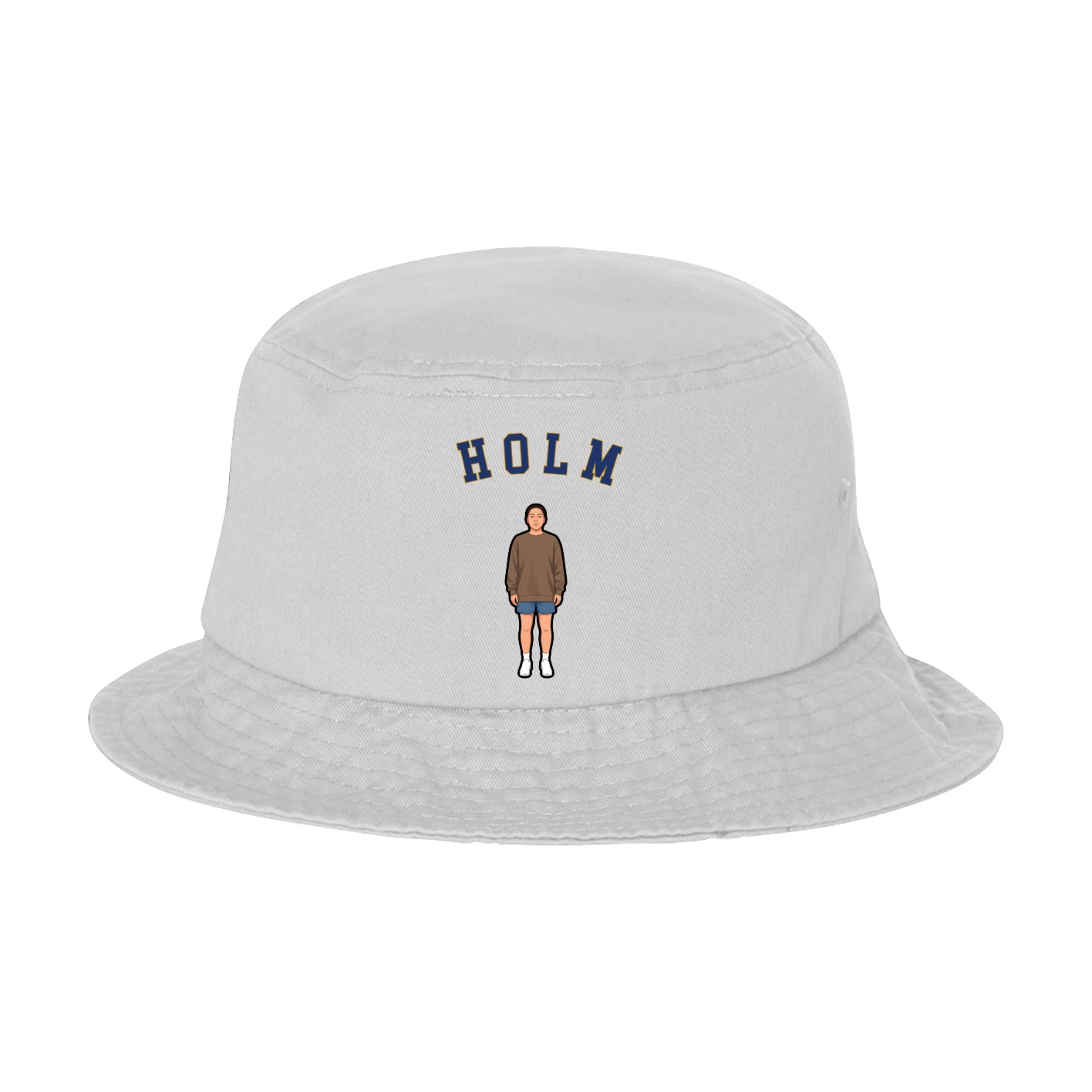 Bucket Cap — Shirsey Arch in White