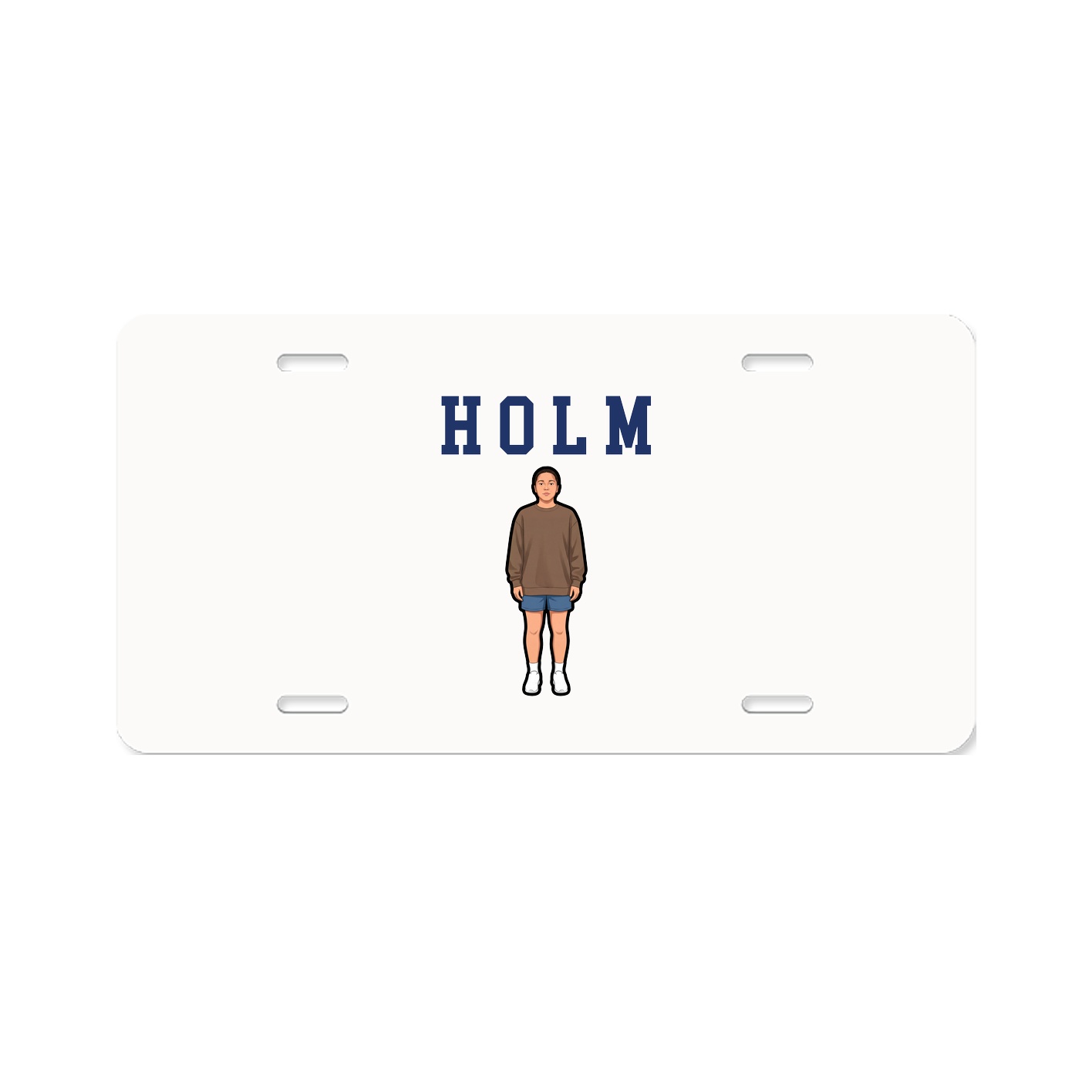 License Plate — Shirsey in Classic