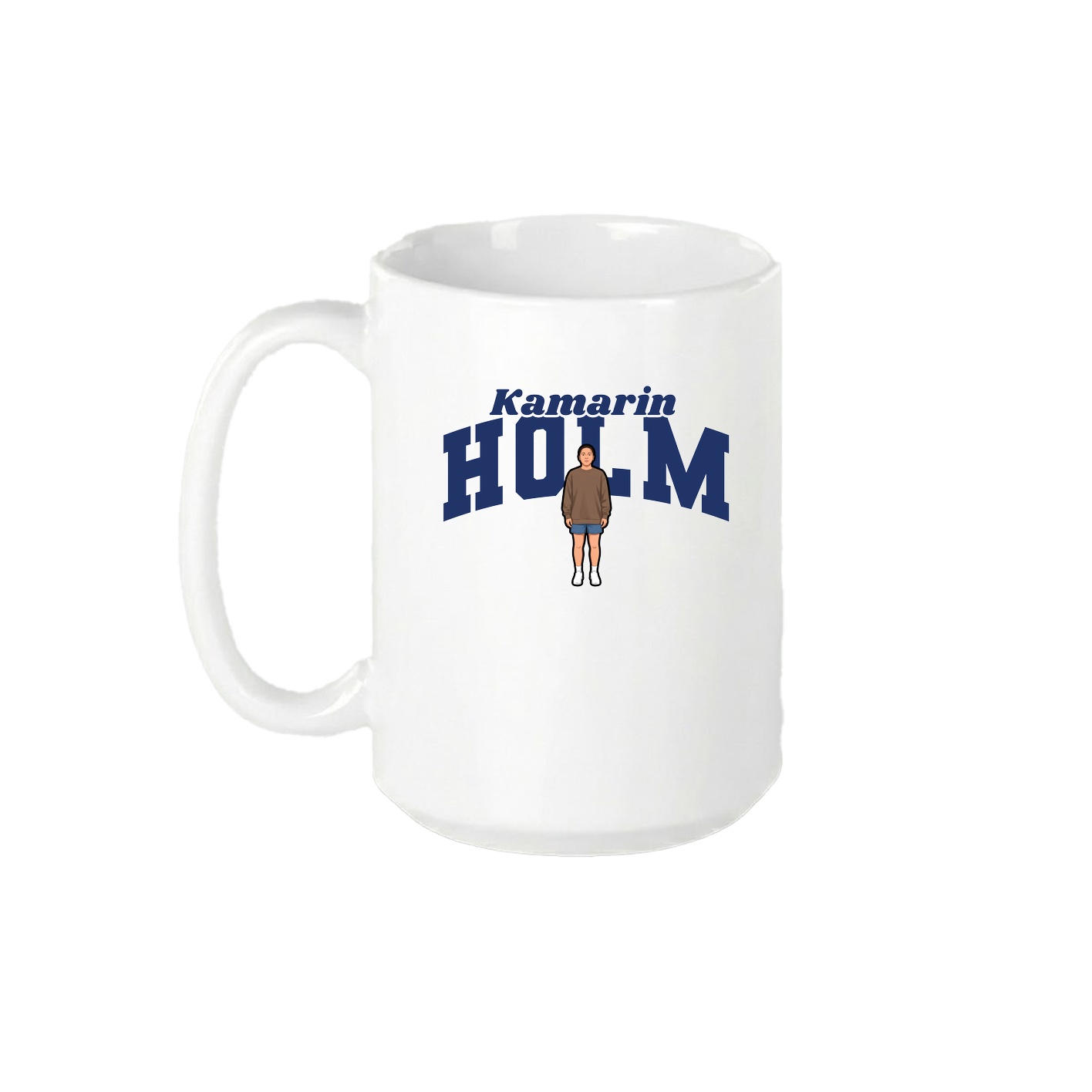 15oz Coffee Mug — Signature Arch in White