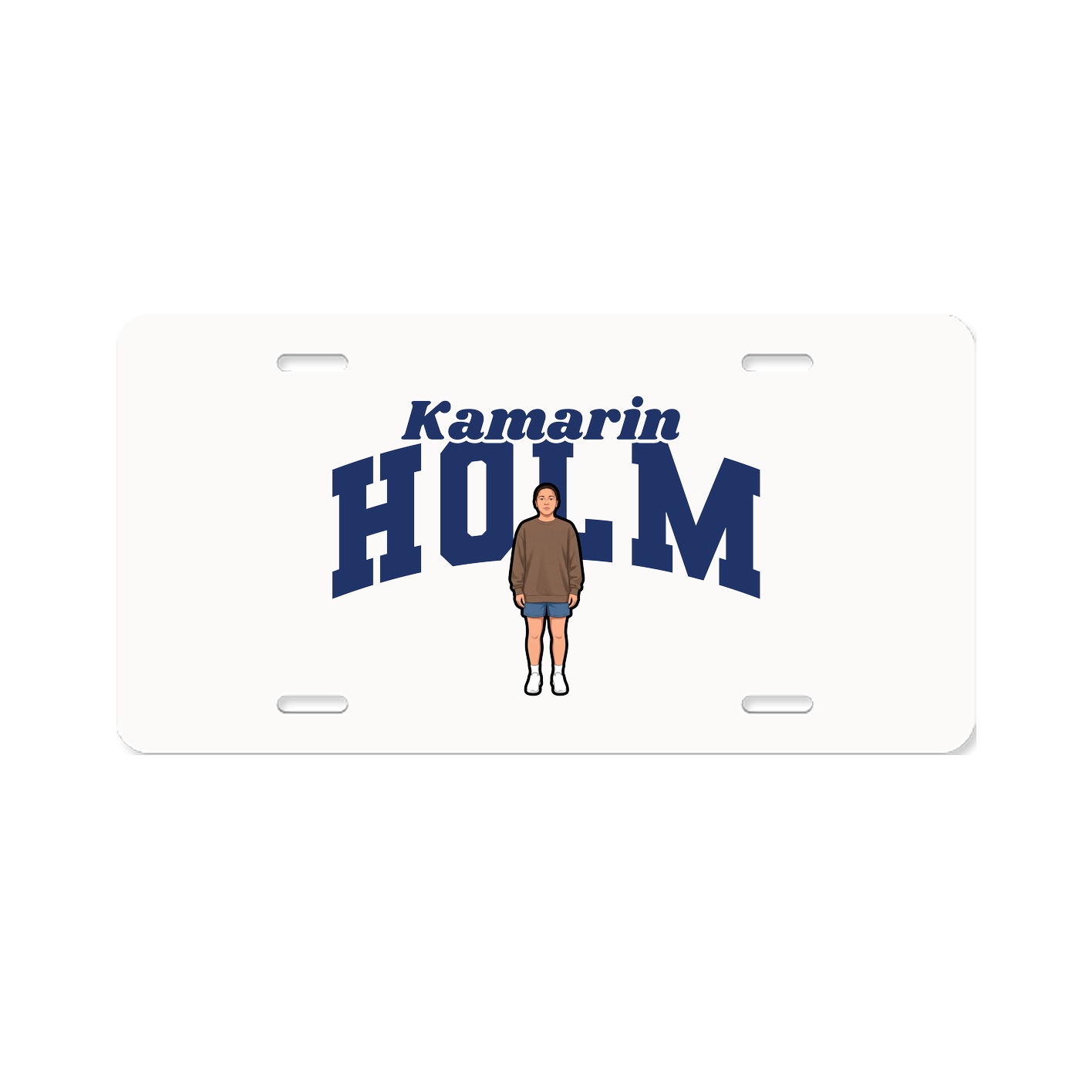 License Plate — Signature Arch in Classic