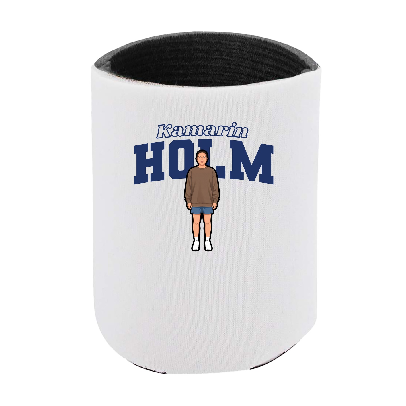 Can Holder — Name Arch in White