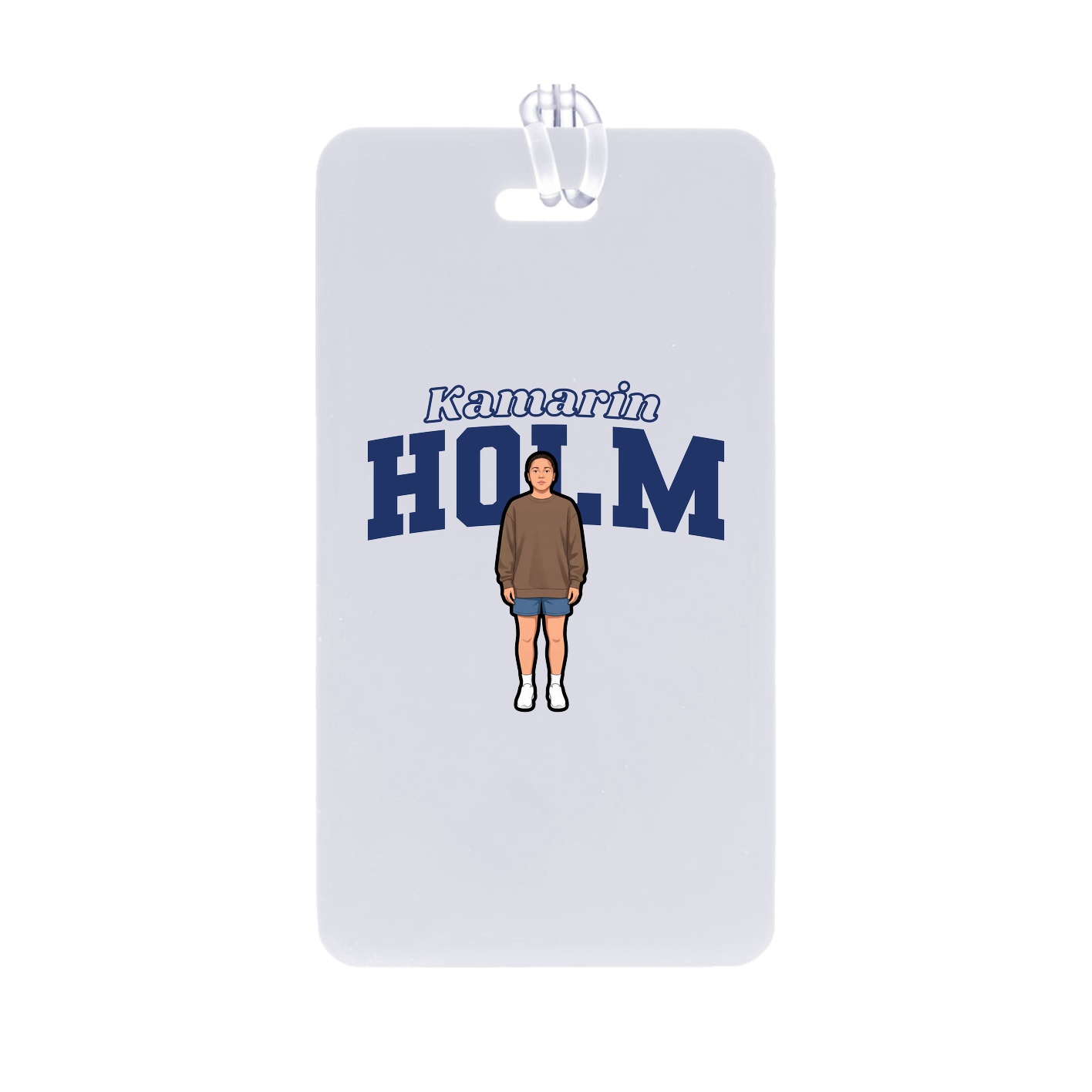 Bag Tag — Name Arch in Classic