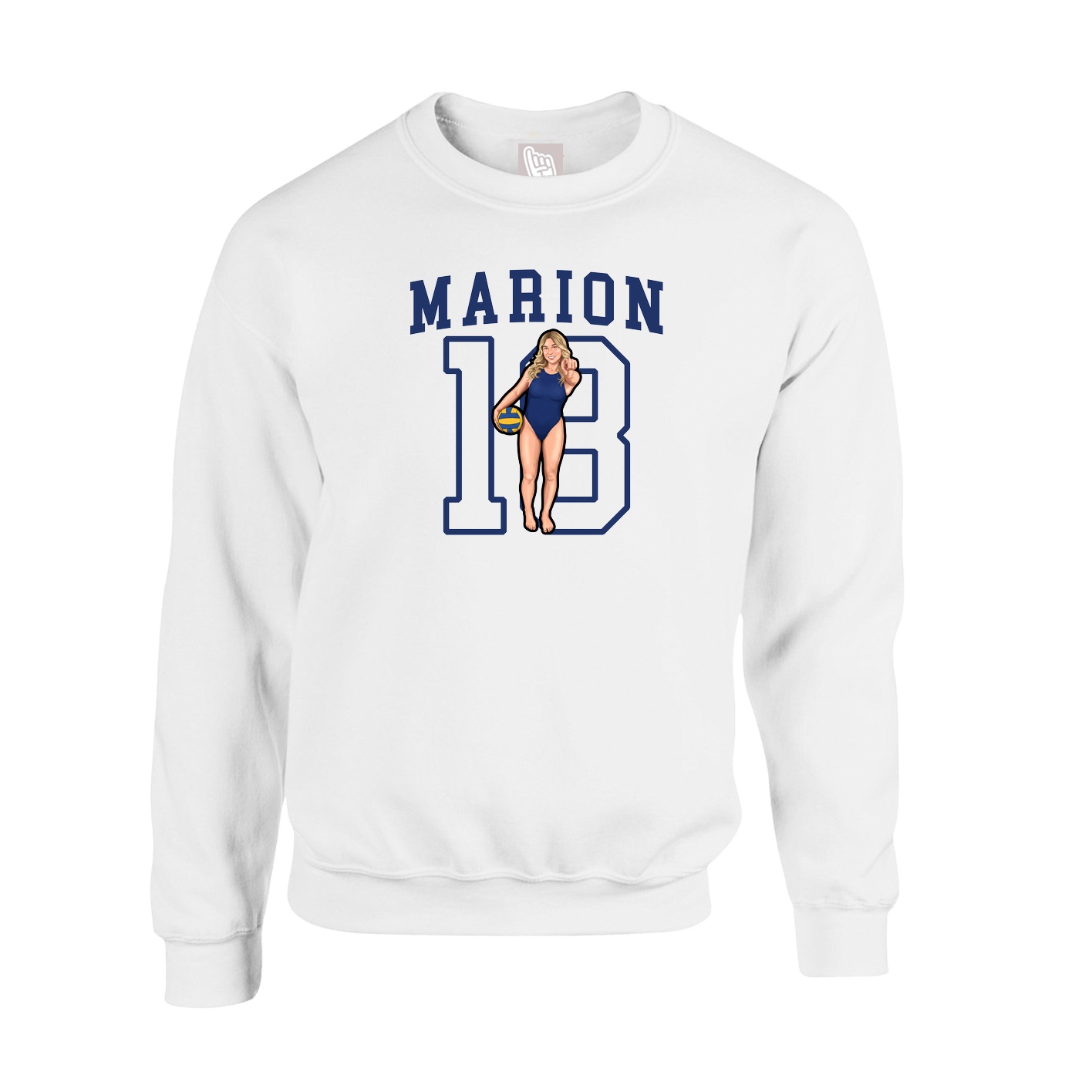 Fleece Crew — Shirsey in White