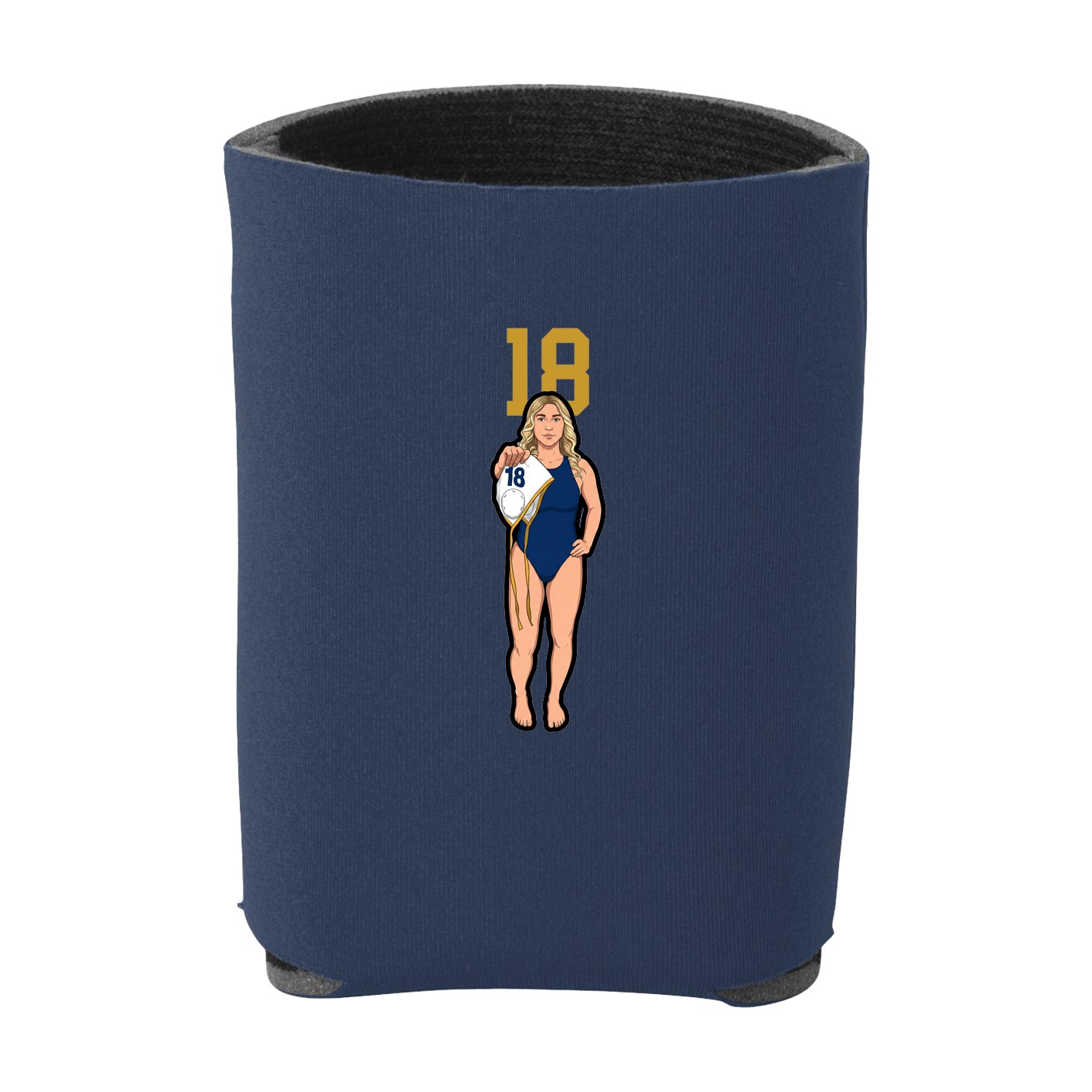 Can Holder — Number Top in Navy