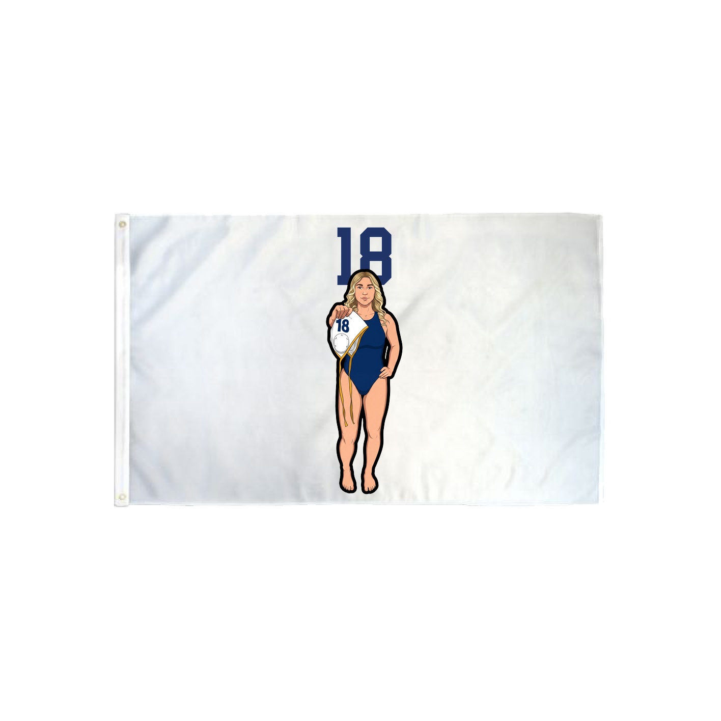 3x5 Flag — Number Top in Classic