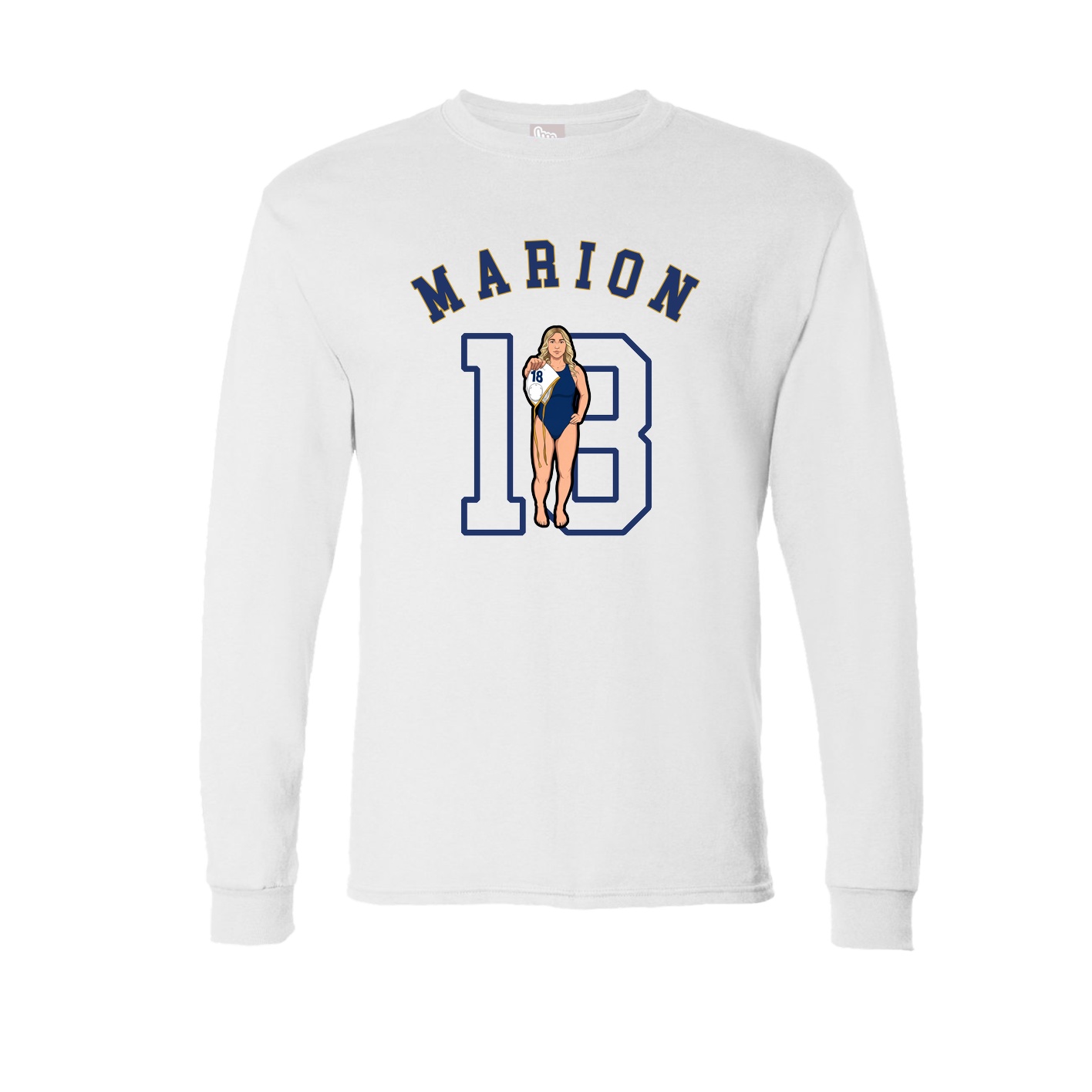 Long Sleeve Tee — Shirsey Arch in White