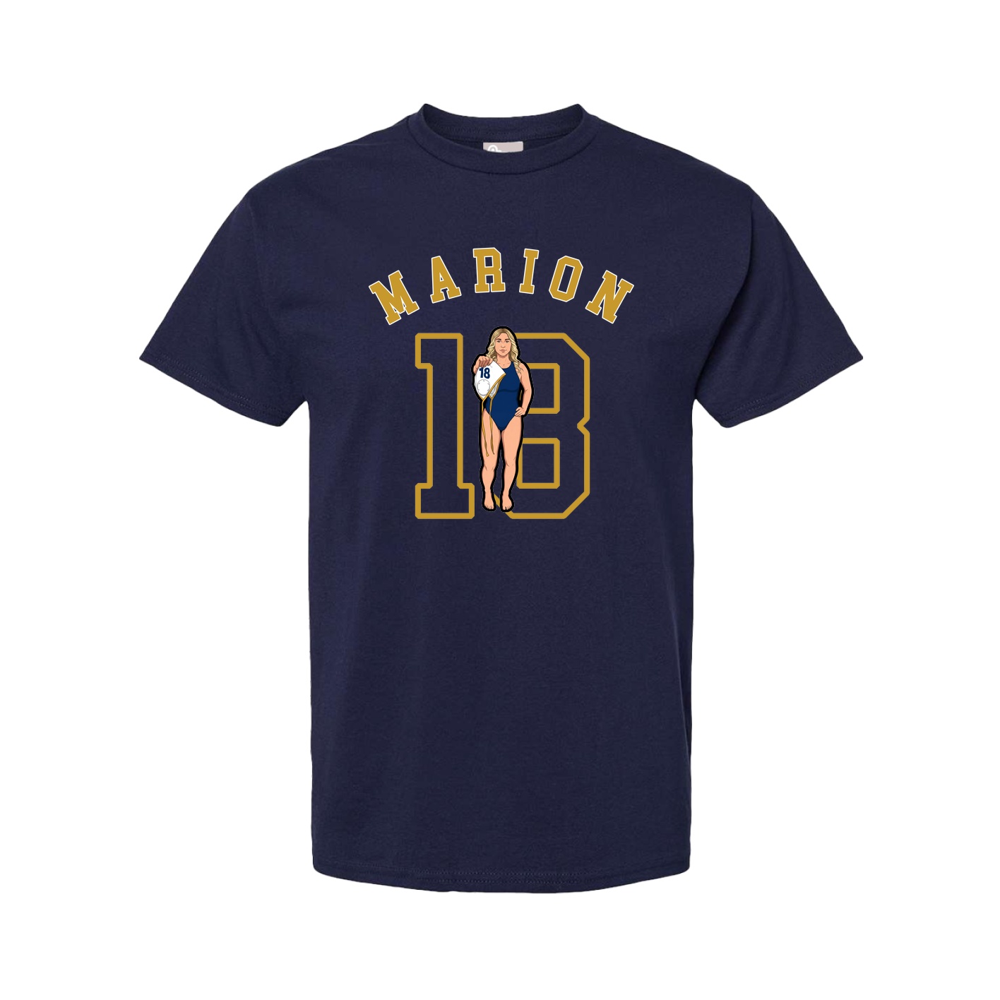 Youth Tee — Shirsey Arch in Navy