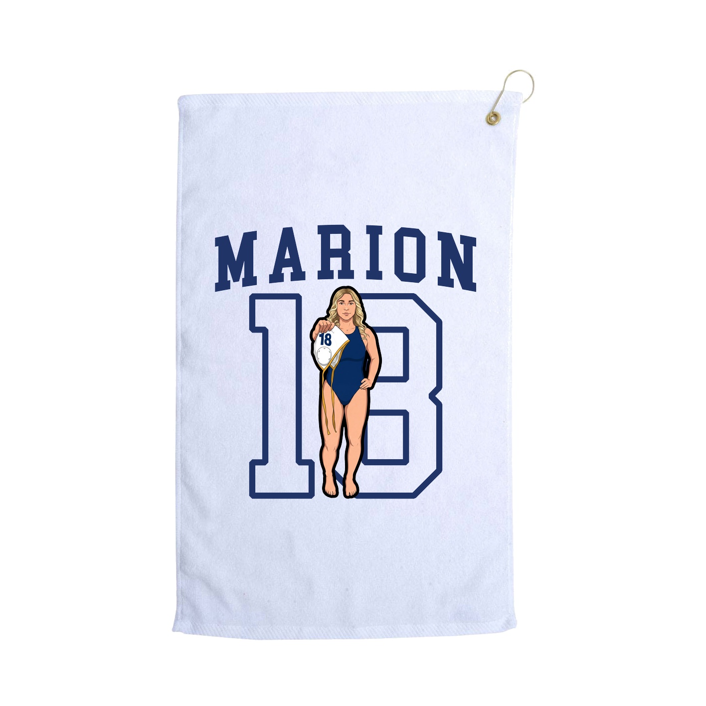Golf Towel — Shirsey in White