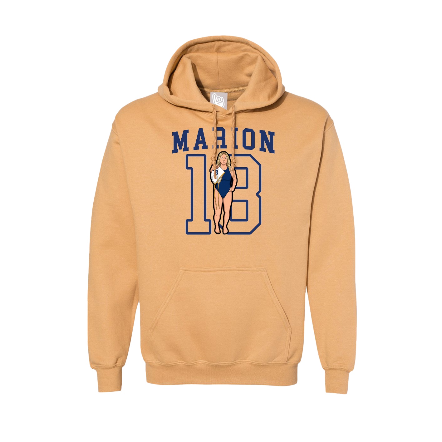 Hoodie — Shirsey in Vegas Gold