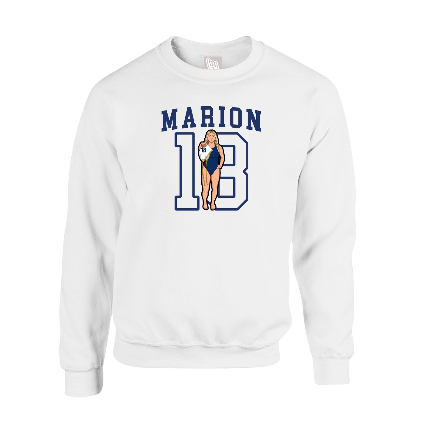 Fleece Crew — Shirsey in White