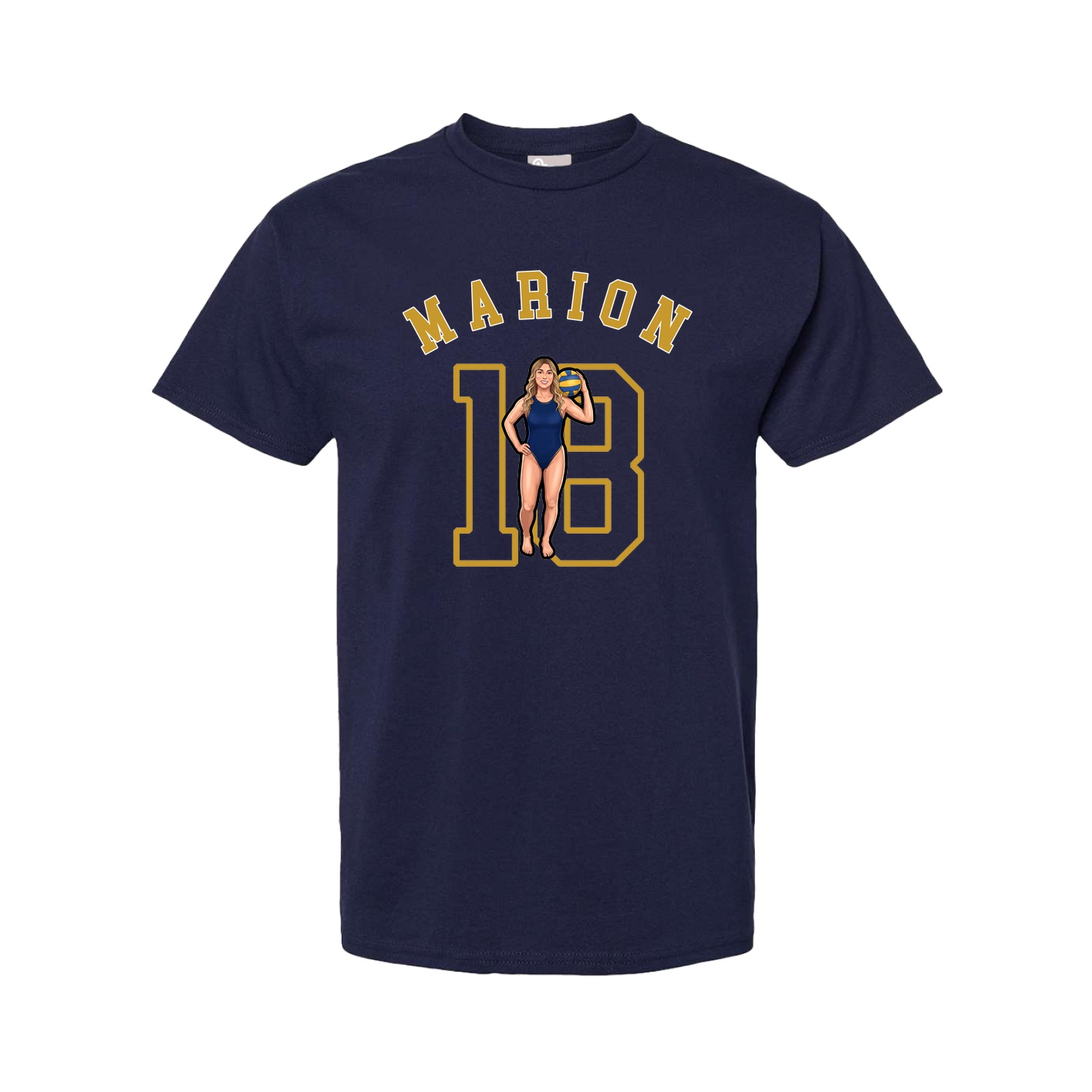 Youth Tee — Shirsey Arch in Navy