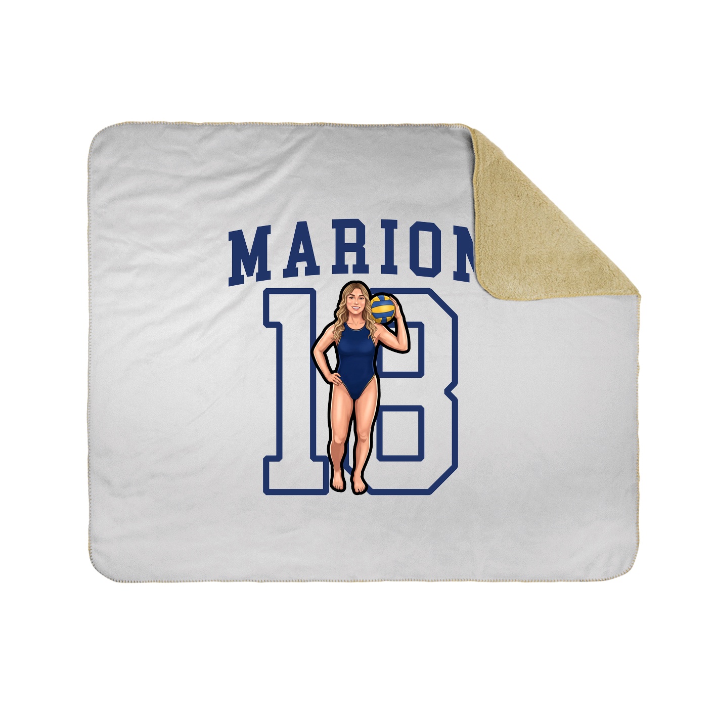 50x60 Sherpa Lined Throw Blanket