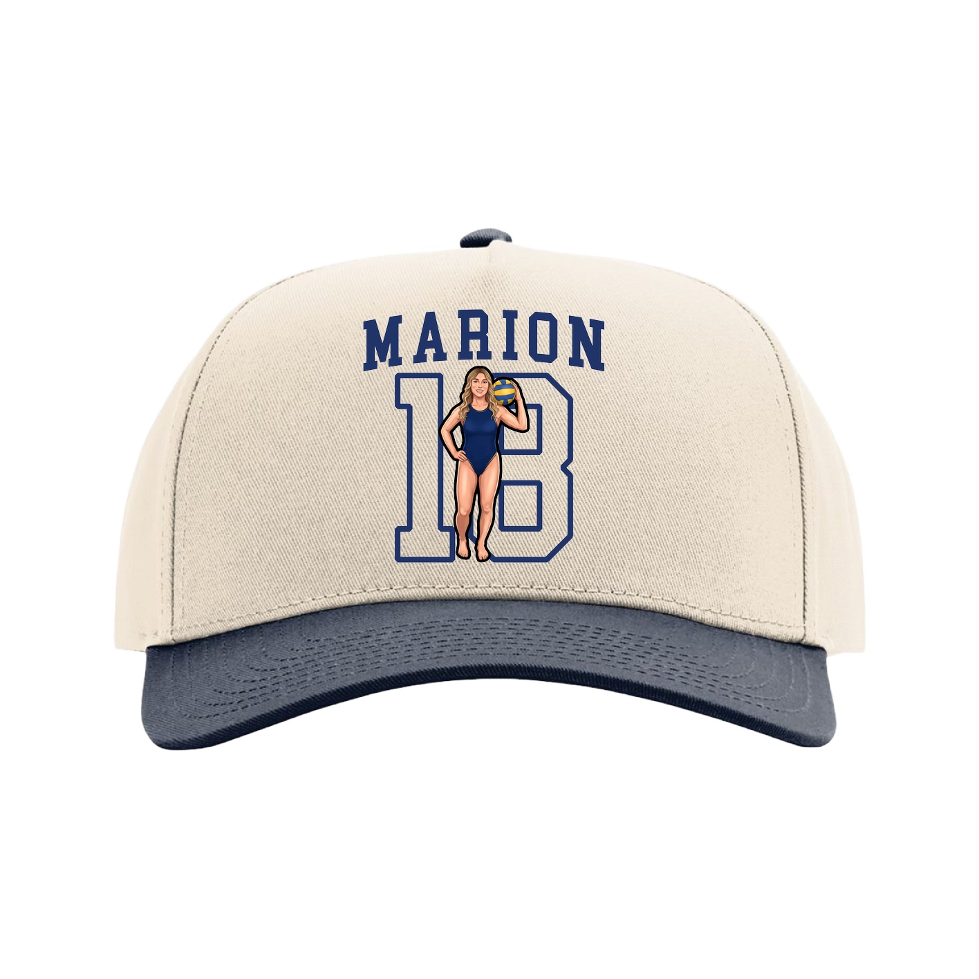 Full Fabric Five-Panel Champ Cap