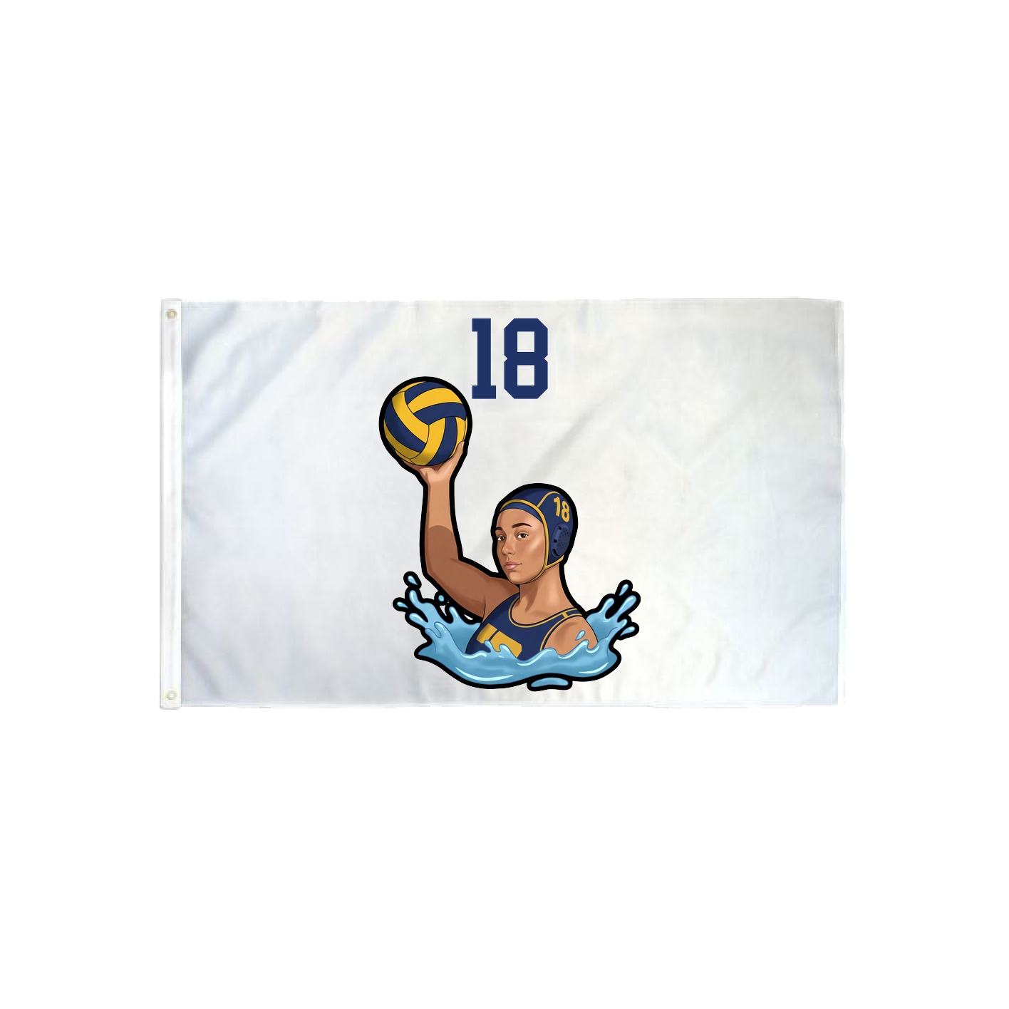 3x5 Flag — Number Top in Classic