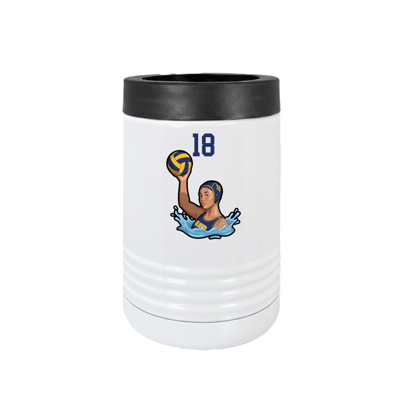 Beverage Holder — Number Top in White