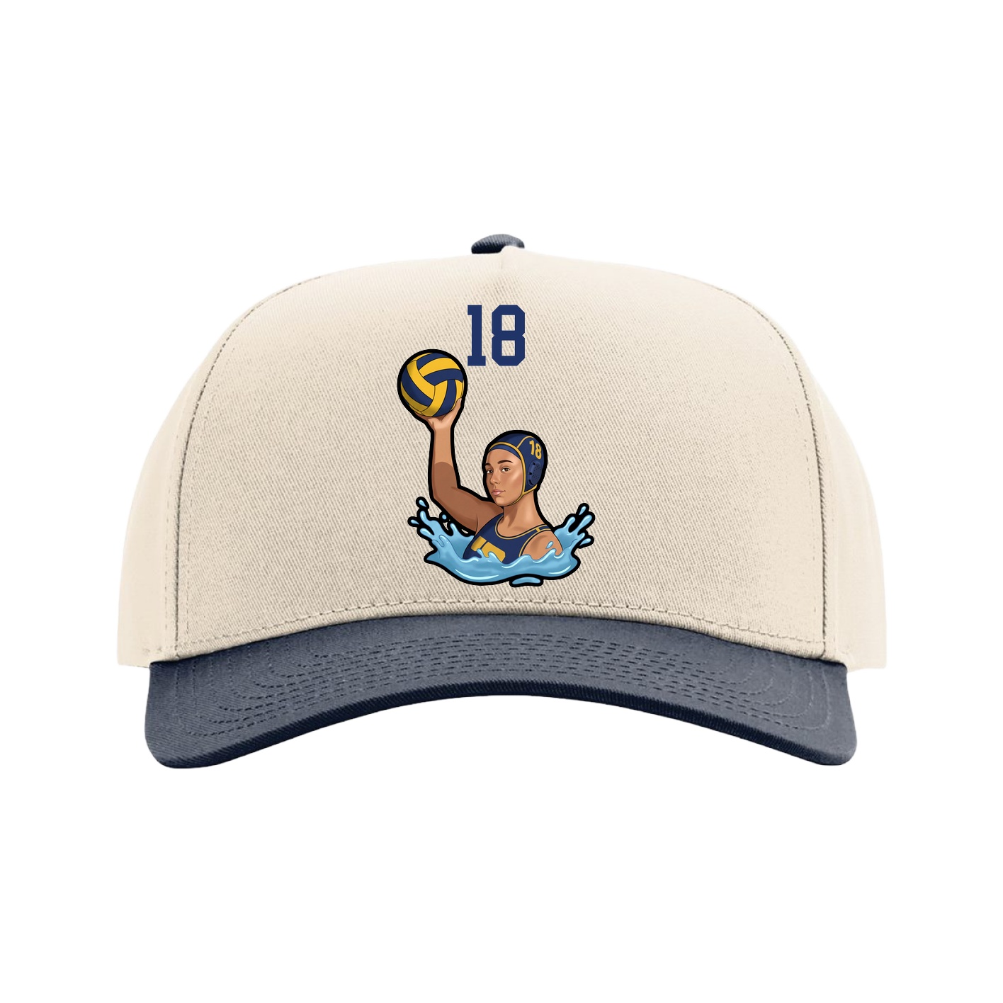 Full Fabric Five-Panel Champ Cap