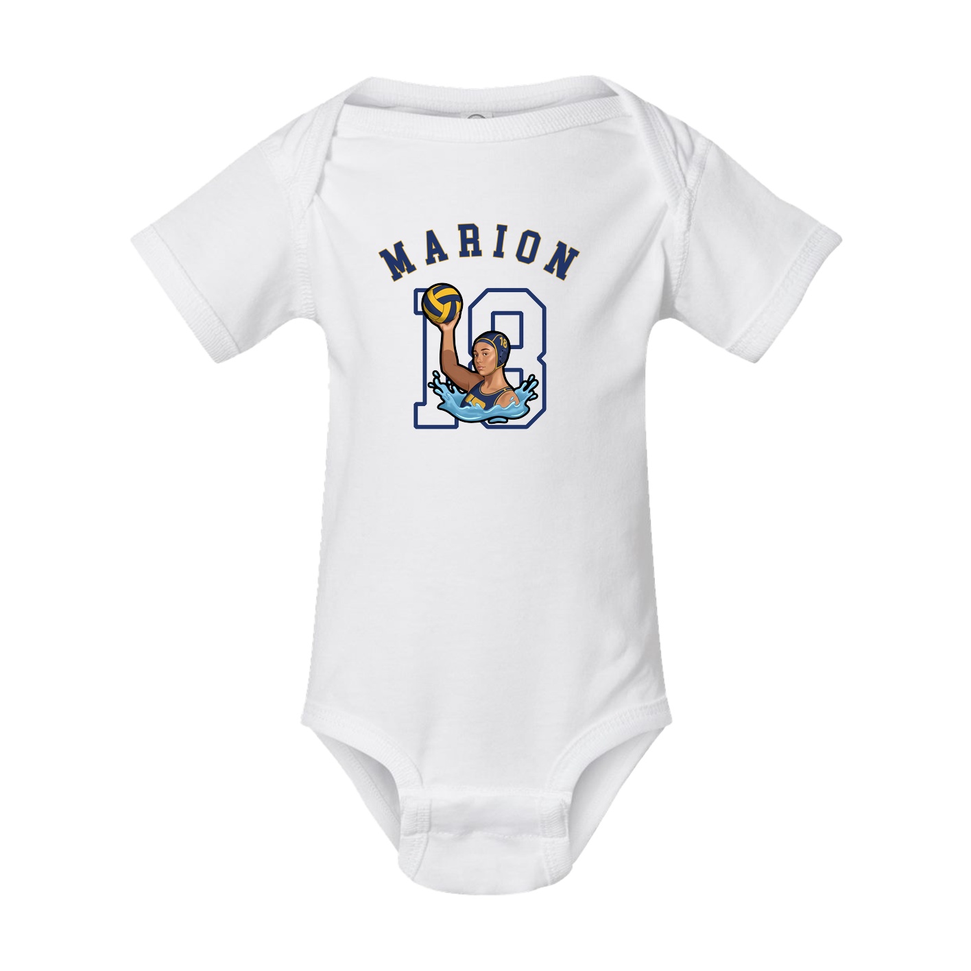 Baby Onesie — Shirsey Arch in White