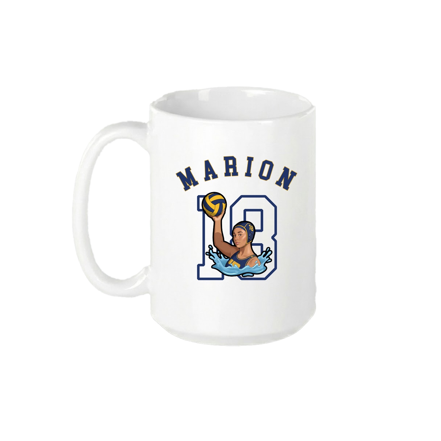 15oz Coffee Mug — Shirsey Arch in White
