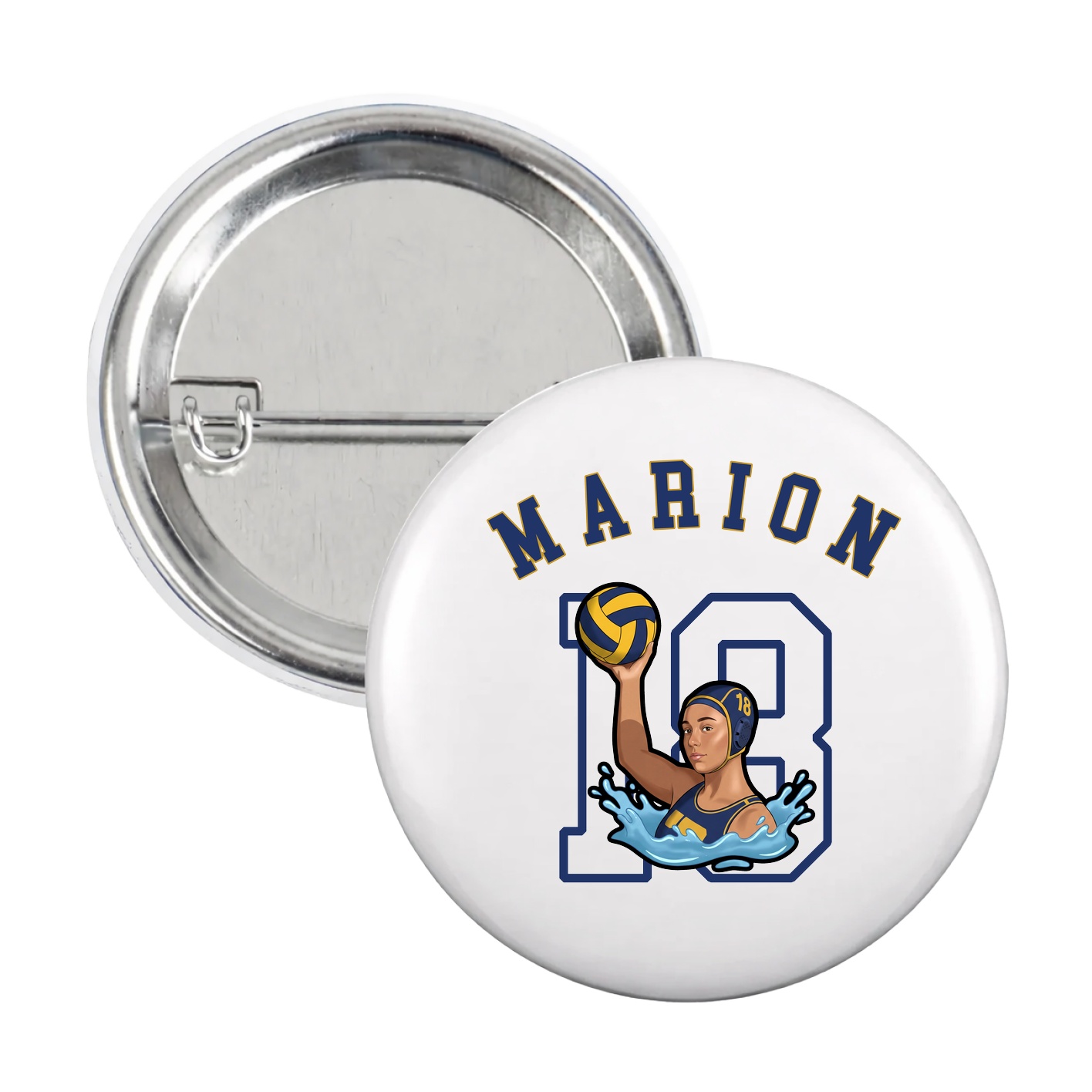 Game Day Button — Shirsey Arch in White