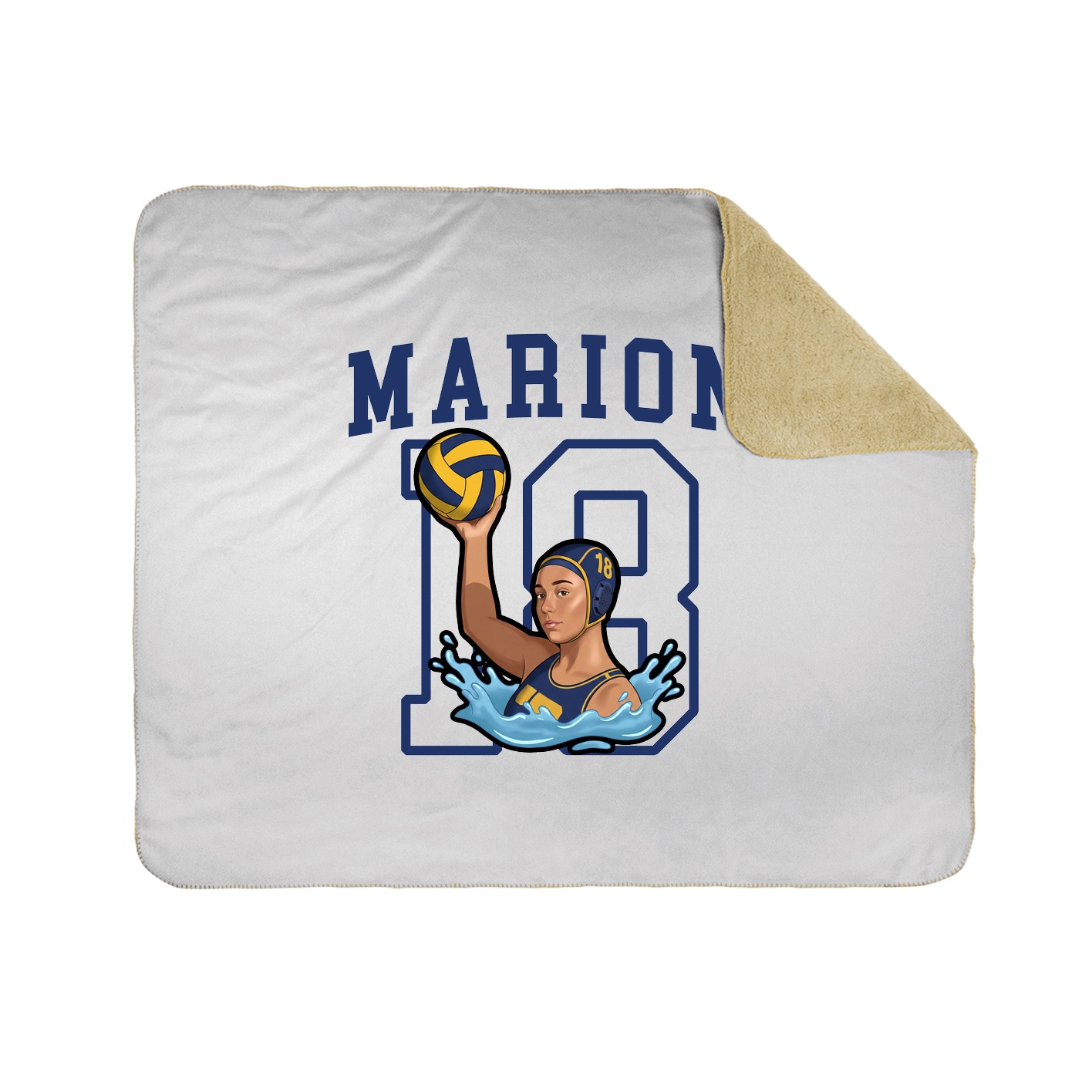 Throw Blanket — Shirsey in White