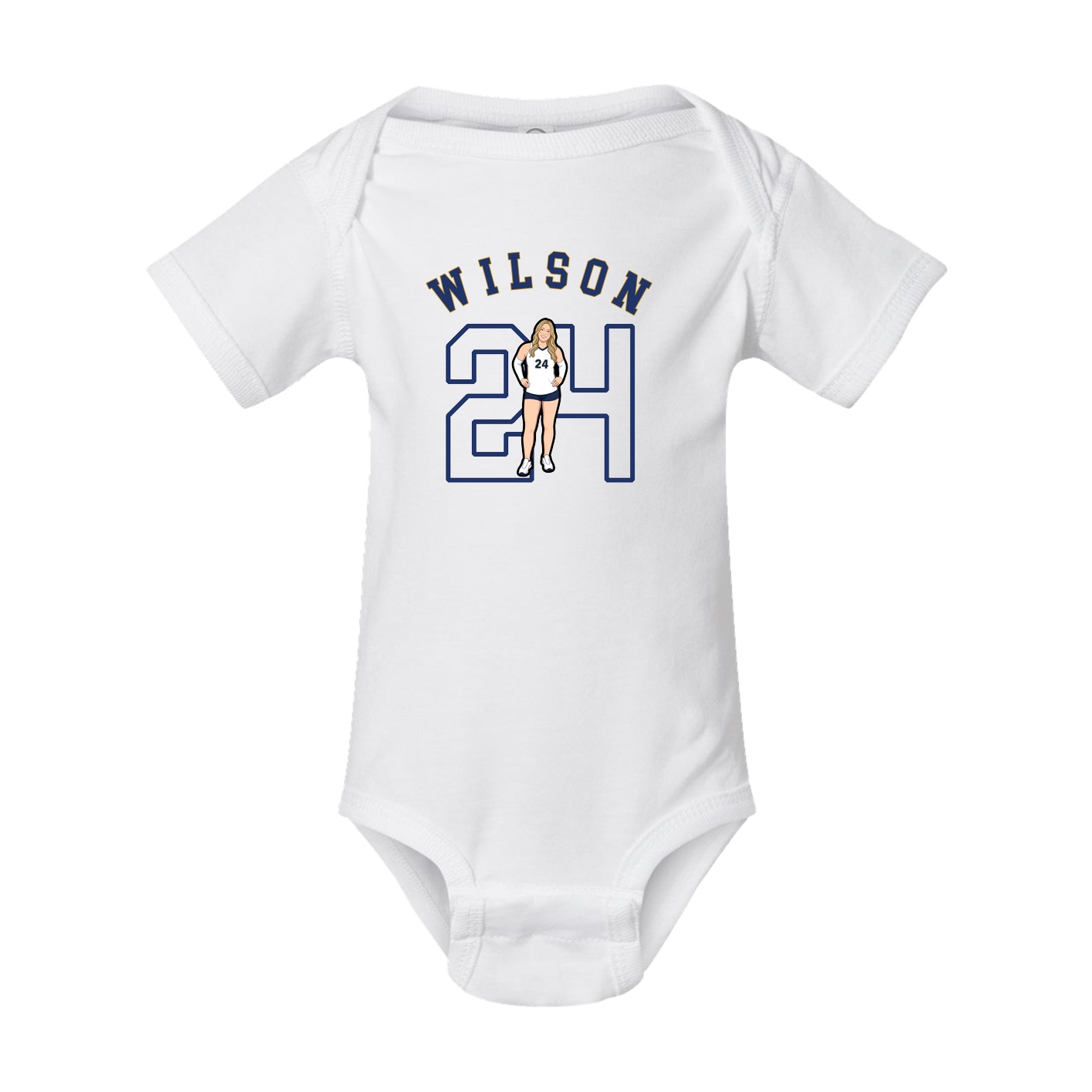 Baby Onesie — Shirsey Arch in White