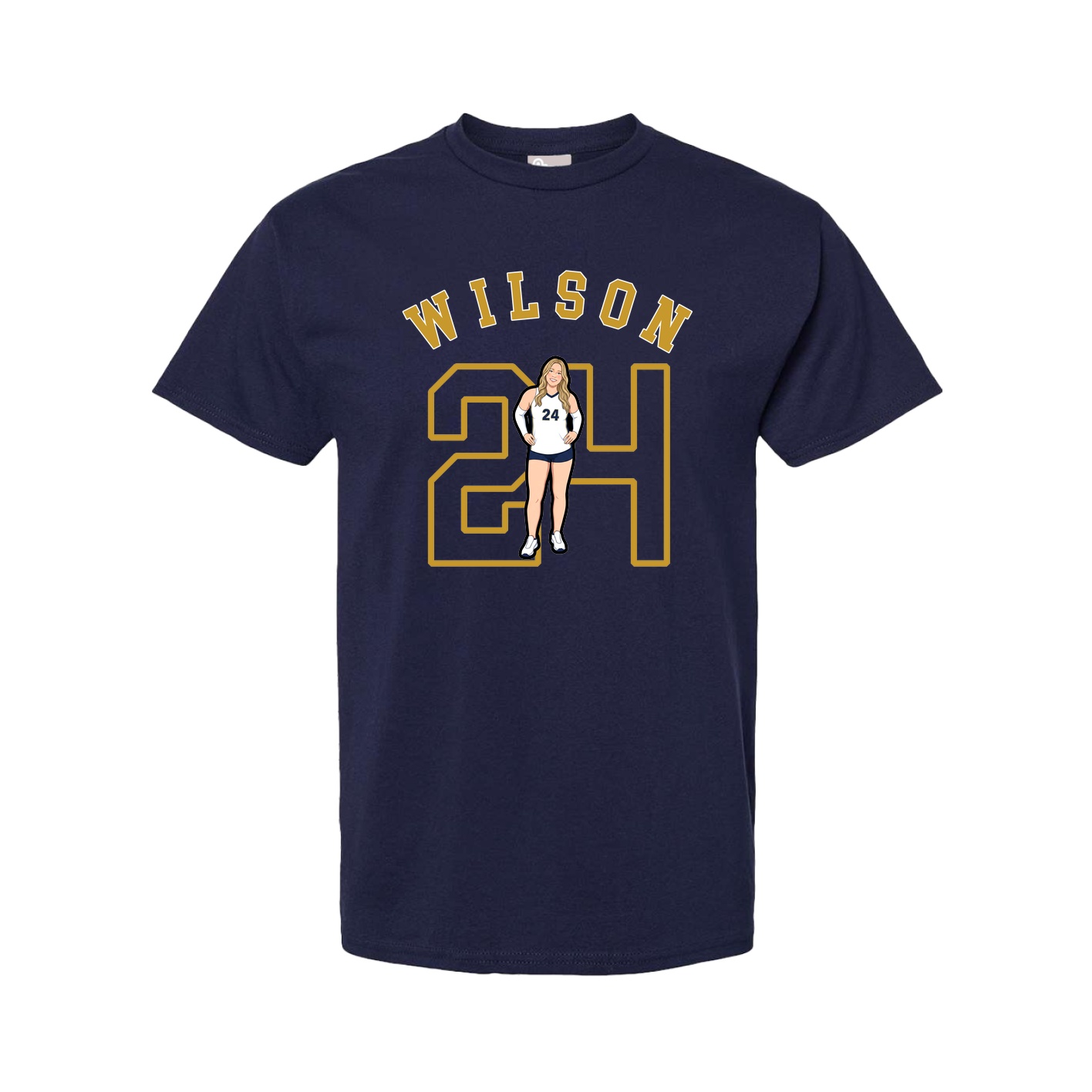 Youth Tee — Shirsey Arch in Navy