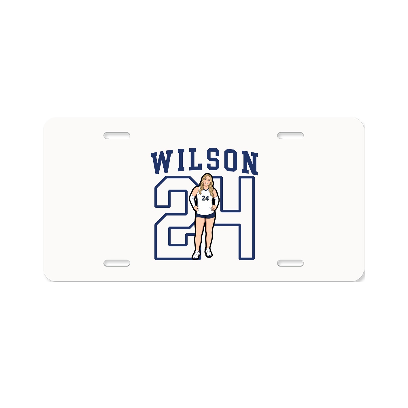 License Plate — Shirsey in Classic