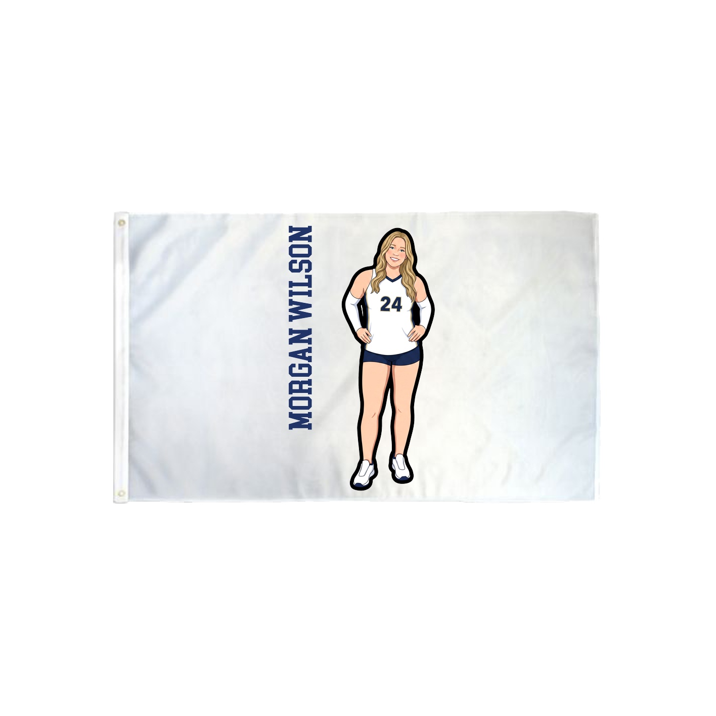 3x5 Flag — Name Vertical in Classic