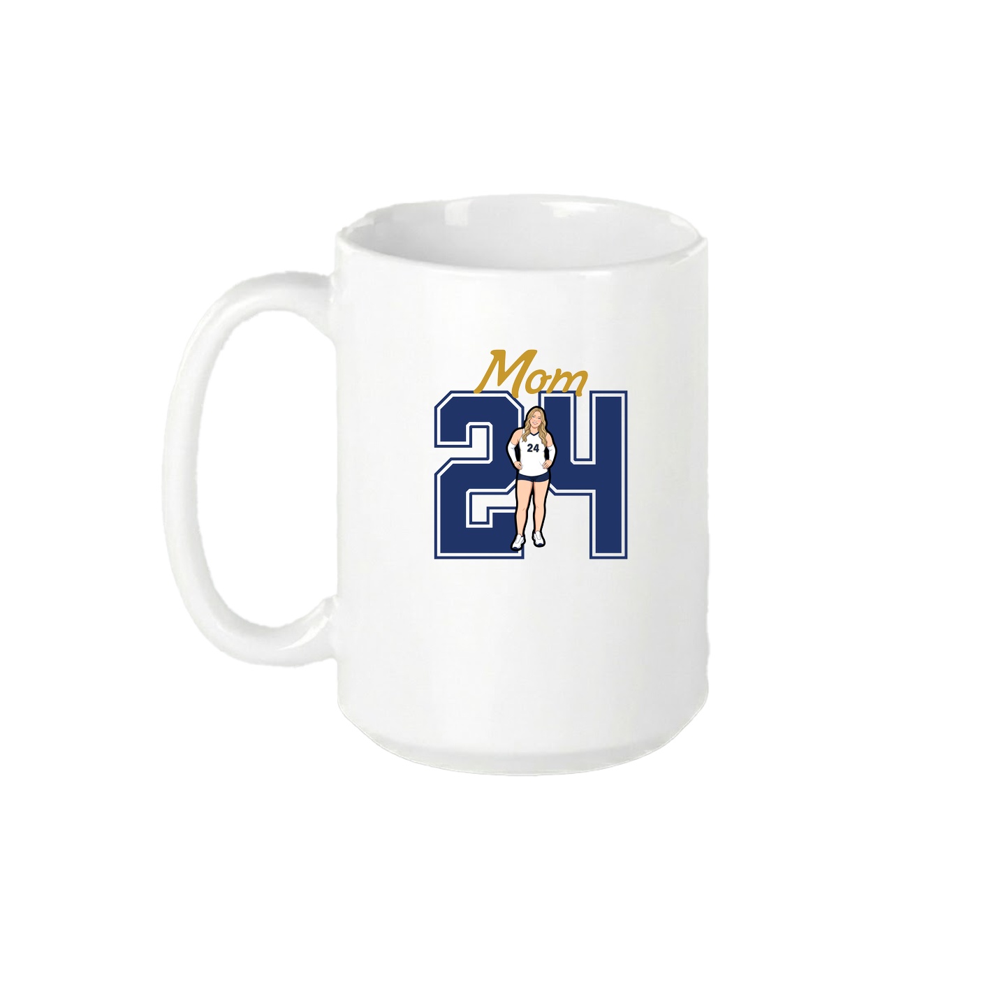 15oz Coffee Mug — Mothers Day Shirsey in White